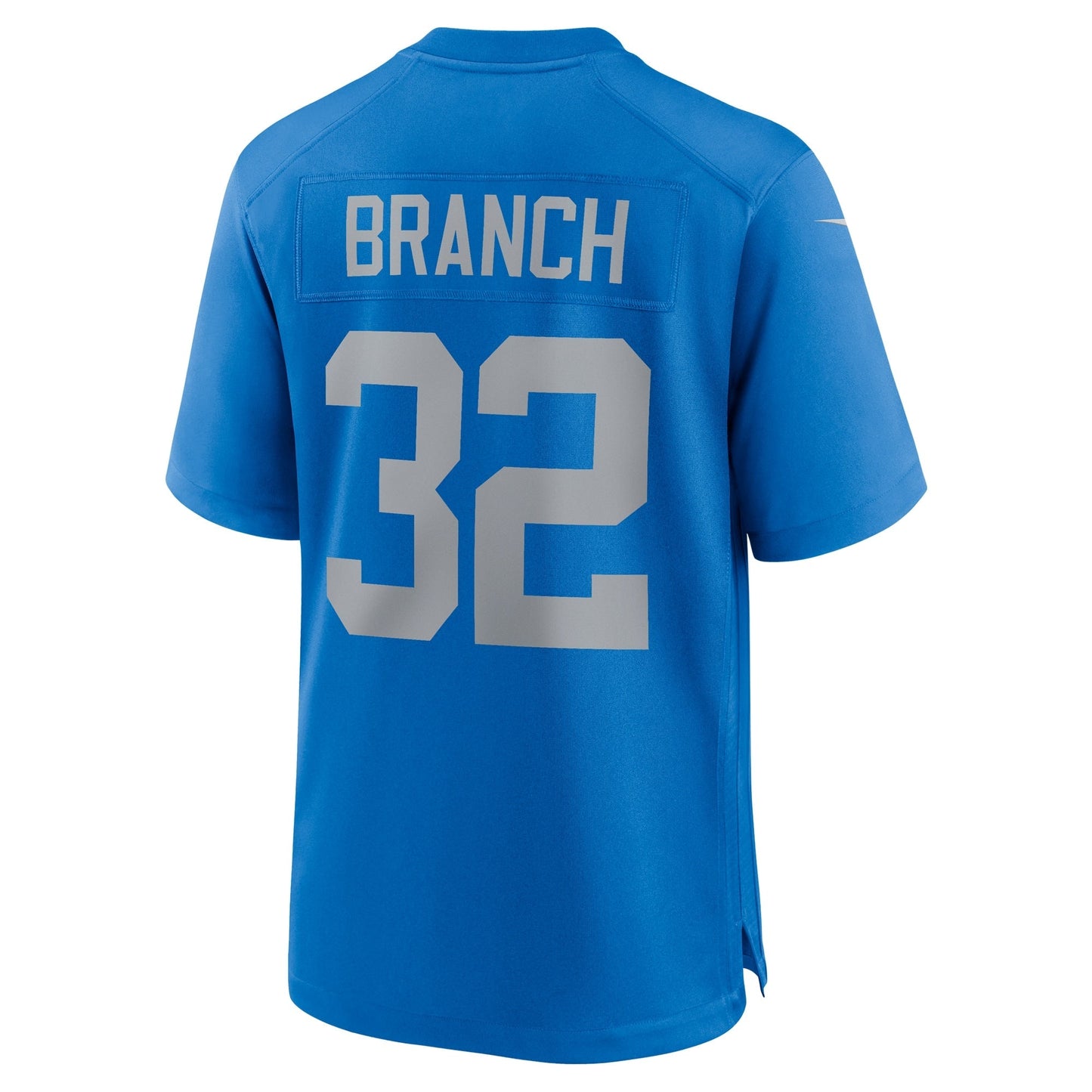 Brian Branch Detroit Lions Alternate Game Jersey - Blue football jersey product view 3