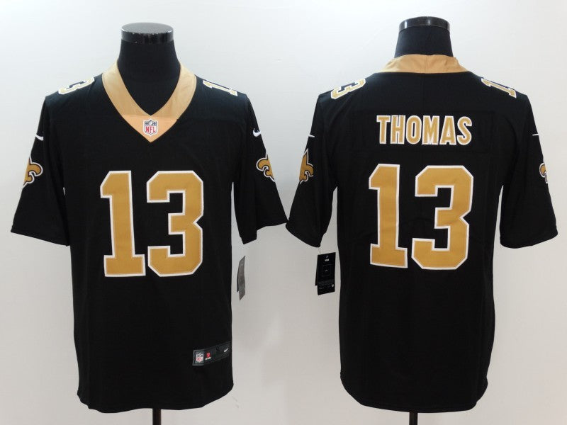 Men's New Orleans Saints Michael Thomas #13 Black Team Color Game Jersey1 football jersey product view 1