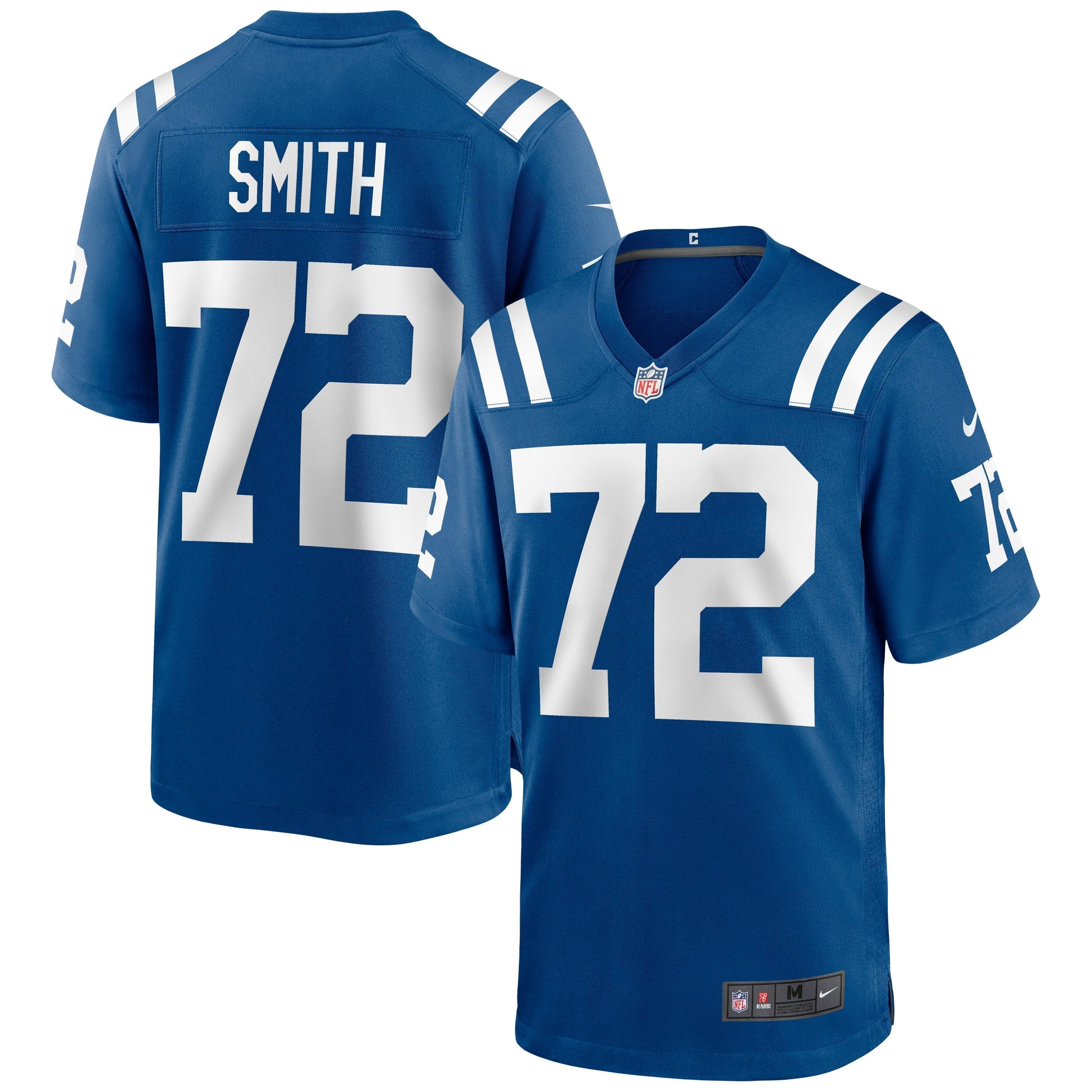 Braden Smith Indianapolis Colts Game Jersey - Royal football jersey product view 1