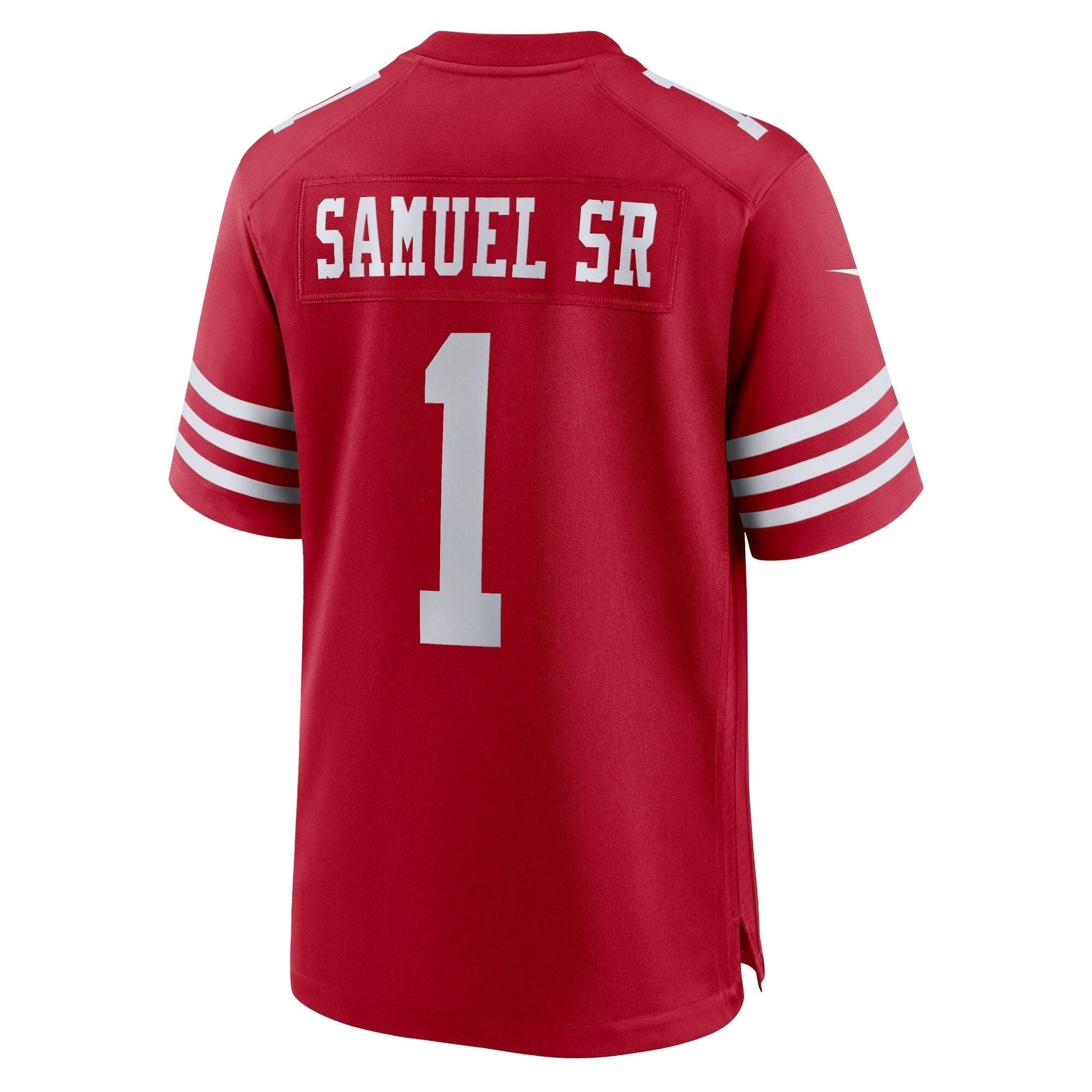 Deebo Samuel Sr San Francisco 49ers Game Jersey - Scarlet football jersey product view 3