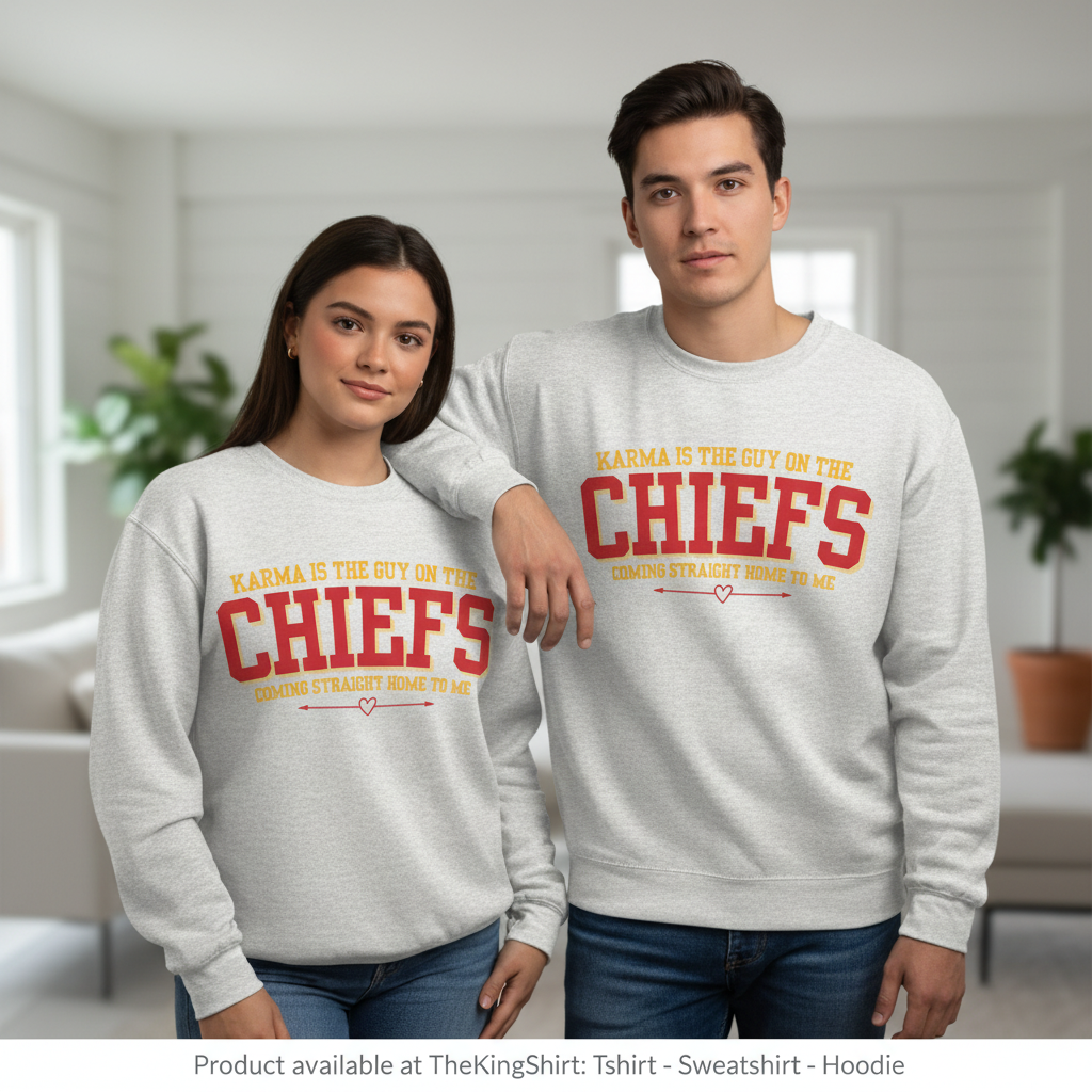 Chiefs Karma: Cozy Unisex Sweatshirt, Homecoming Vibes Unisex T-shirt, Sweatshirt, Hoodie, Long Sleeve Tee - T-Shirt, Sweatshirt, Hoodie