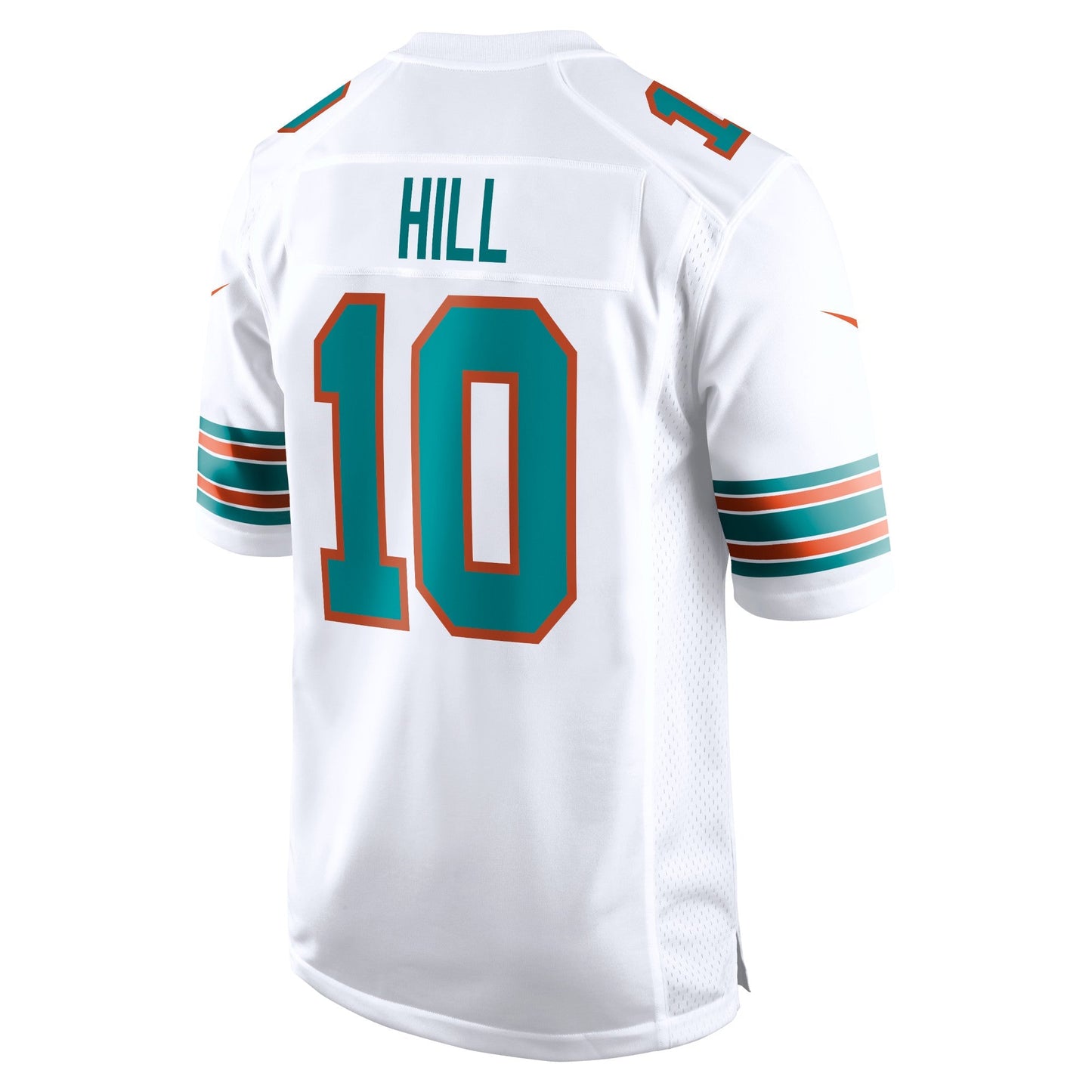 Tyreek Hill Miami Dolphins Alternate Game Jersey - White football jersey product view 3