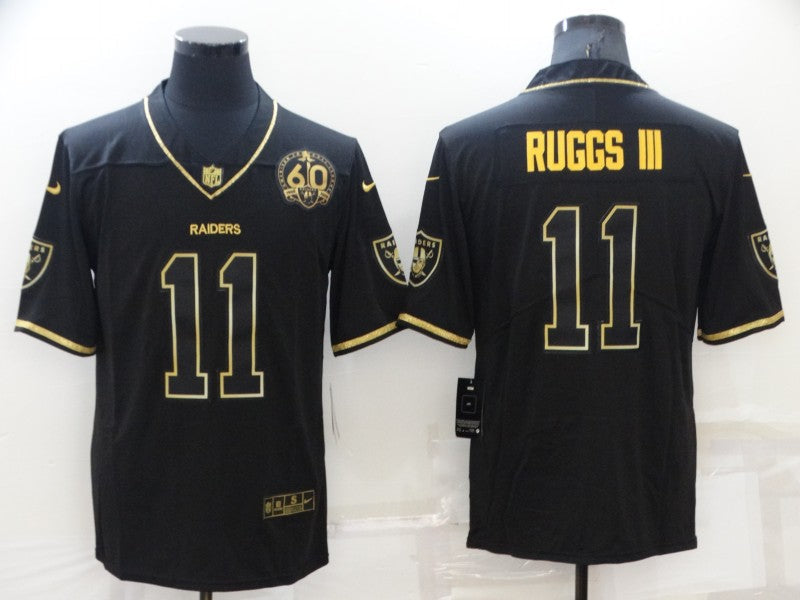 Men's Las Vegas Raiders Henry Ruggs III #11 Black Game Jersey1 football jersey product view 1