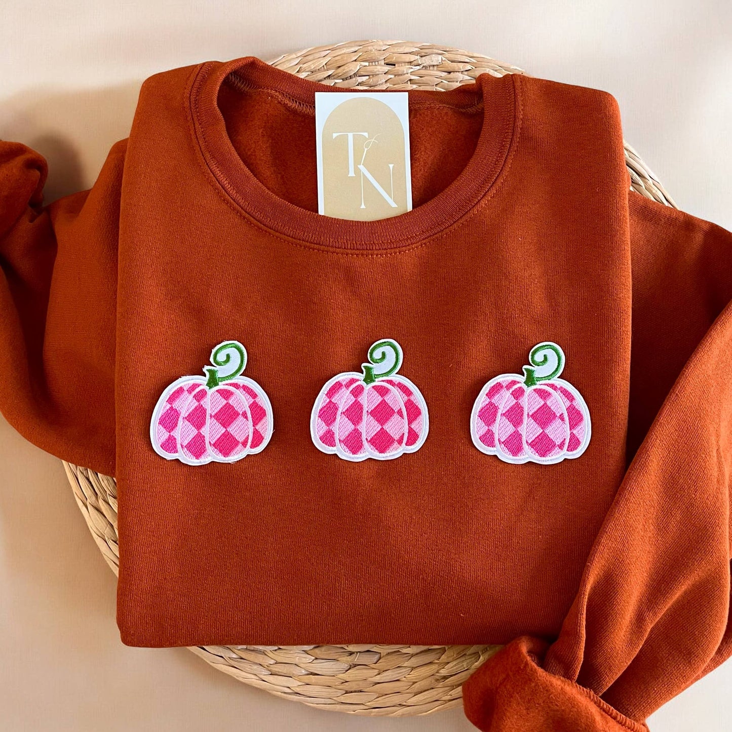 Pumpkin Sweatshirt, Fall Sweatshirts with Vintage Look Unisex T-shirt, Sweatshirt, Hoodie, Long Sleeve Tee - T-Shirt, Sweatshirt, Hoodie