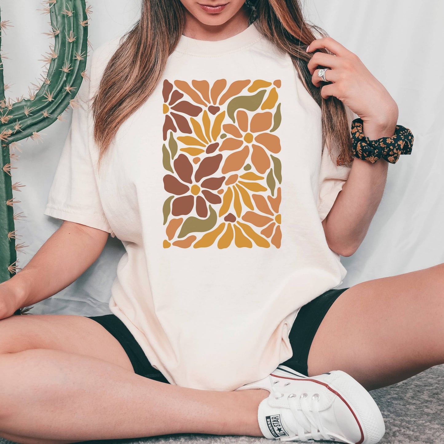 Retro Floral Bunch Tee | Floral | Sizes S-2XL Unisex T-shirt, Sweatshirt, Hoodie, Long Sleeve Tee - T-Shirt, Sweatshirt, Hoodie