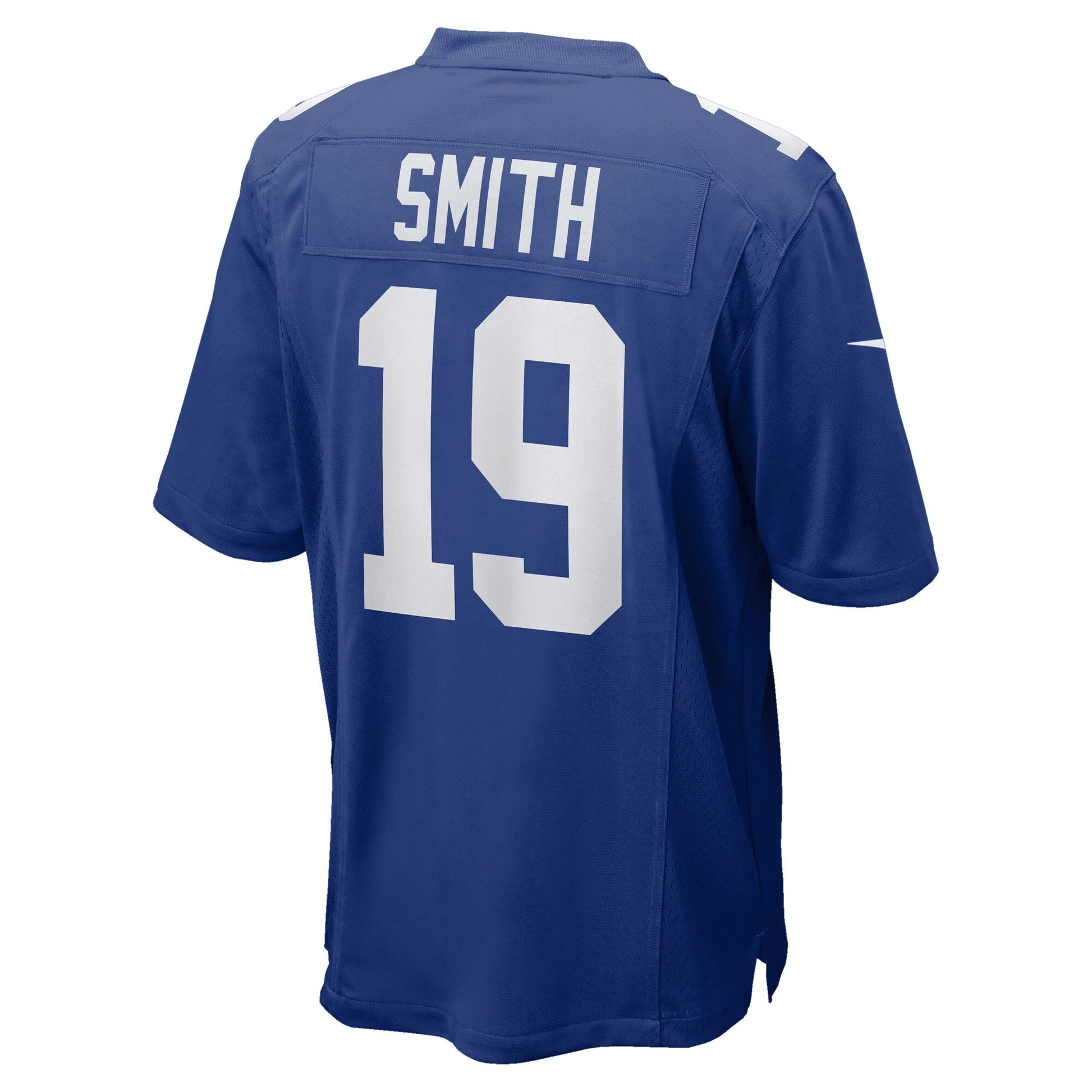 Jeff Smith New York Giants Game Jersey - Royal football jersey product view 3
