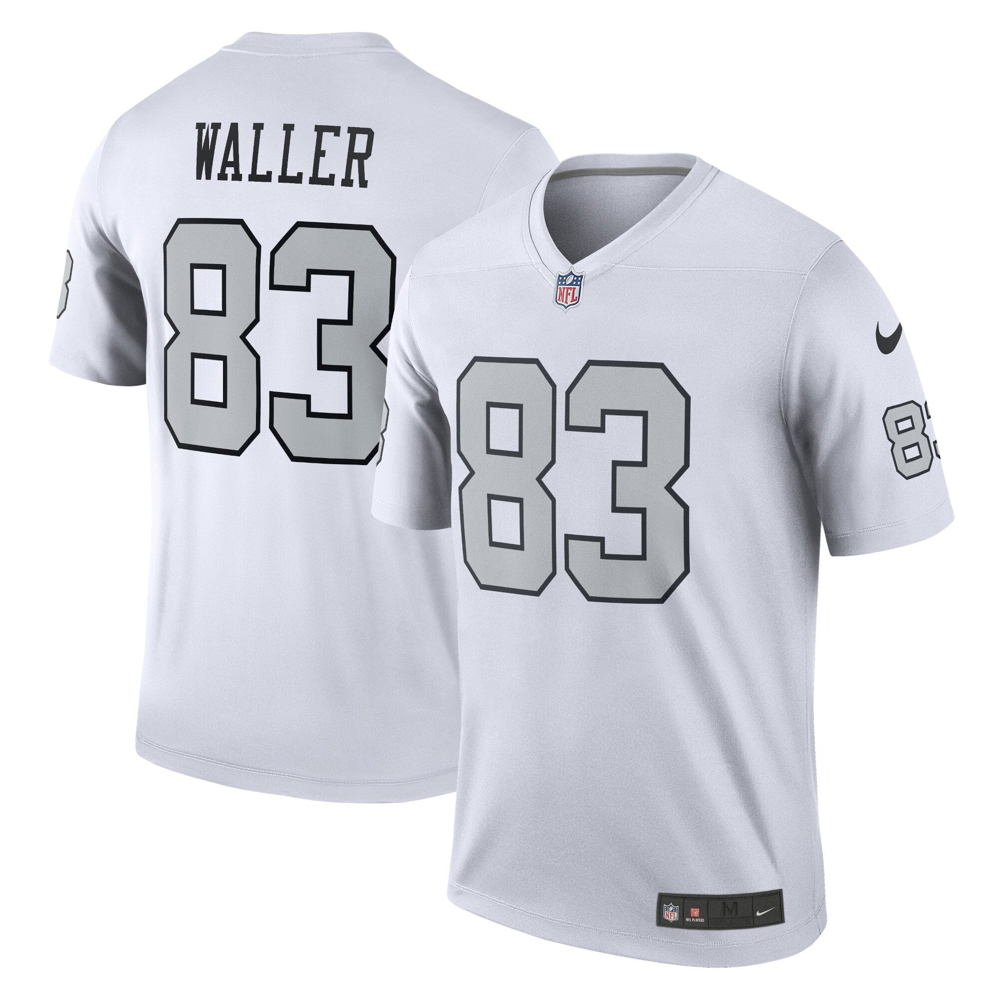Darren Waller Las Vegas Raiders Alternate Legend Jersey - White football jersey product view 1