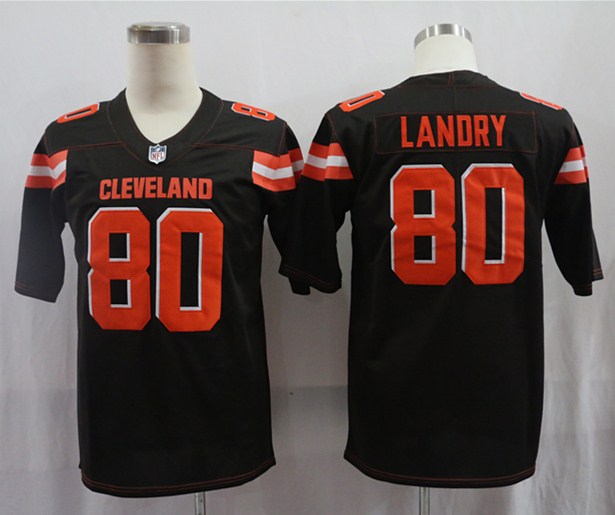 Men's Cleveland Browns Jarvis Landry Brown Game Jersey football jersey product view 1