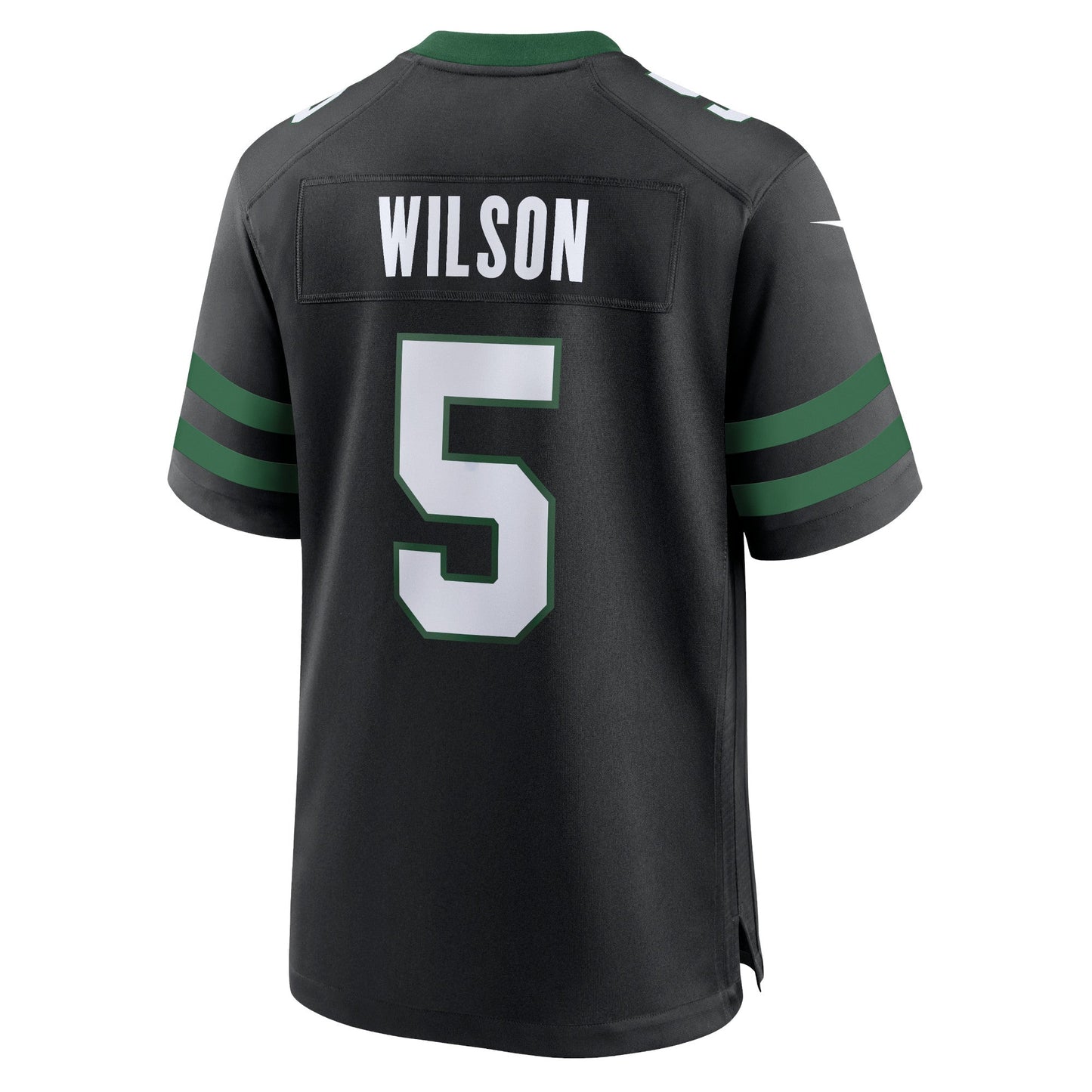 Garrett Wilson New York Jets Alternate Game Jersey - Legacy Black football jersey product view 3