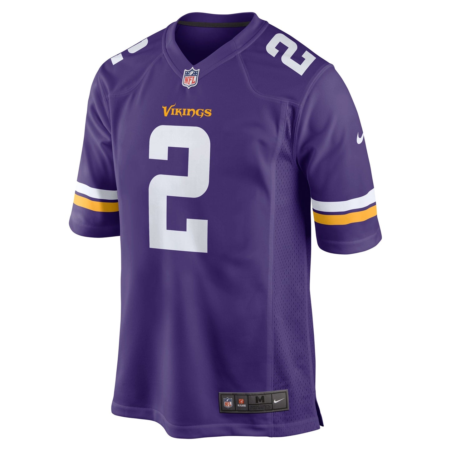 Stephon Gilmore Minnesota Vikings Game Jersey - Purple football jersey product view 2