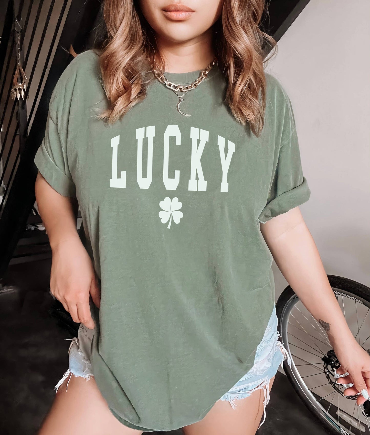 St. Patricks Day Tee, Lucky, Graphic Apparel, Graphic Shirt Unisex T-shirt, Sweatshirt, Hoodie, Long Sleeve Tee - T-Shirt, Sweatshirt, Hoodie