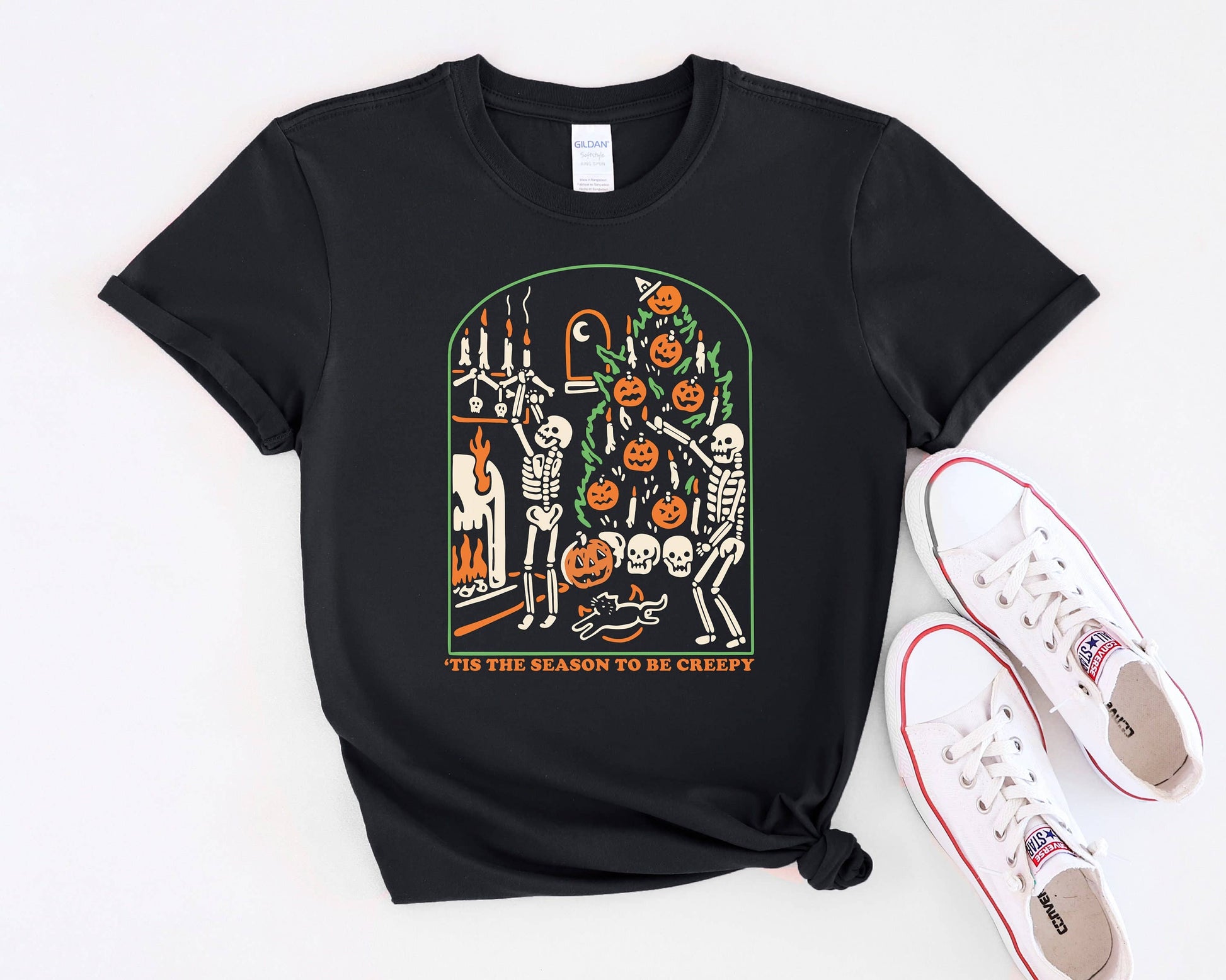 Tis the Season To Be Creepy Halloween Shirt - Funny Tee Unisex T-shirt, Sweatshirt, Hoodie, Long Sleeve Tee - T-Shirt, Sweatshirt, Hoodie