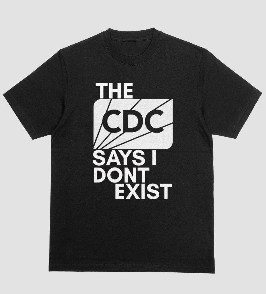 The Cdc Says I Don't Exist Shirt Preorder Unisex T-shirt, Sweatshirt, Hoodie, Long Sleeve Tee - T-Shirt, Sweatshirt, Hoodie