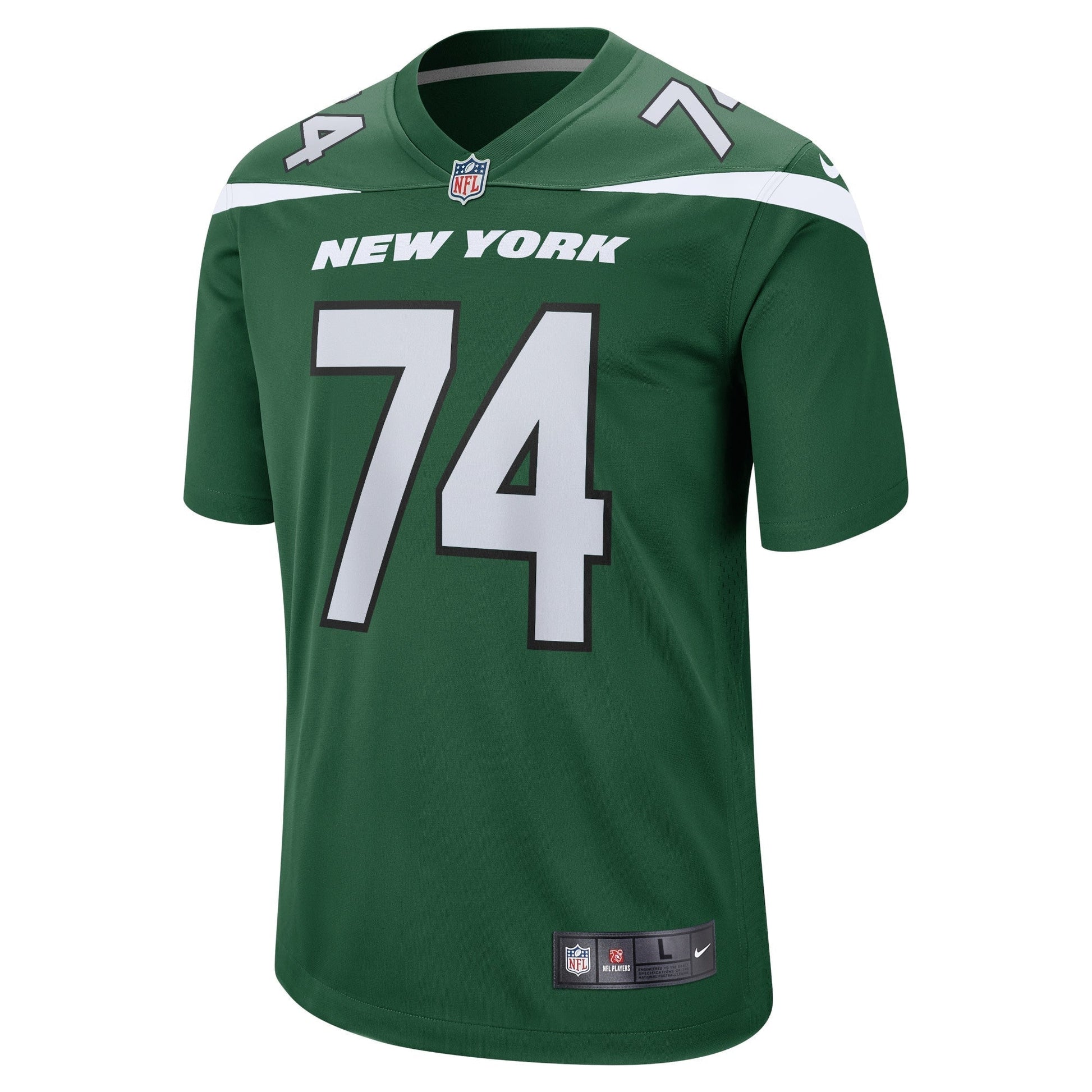 Nick Mangold New York Jets Retired Jersey - Gotham Green football jersey product view 2