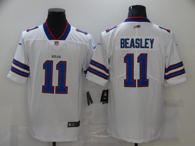 Men's Buffalo Bills Cole Beasley #11 White Game Player Jersey1 football jersey product view 1