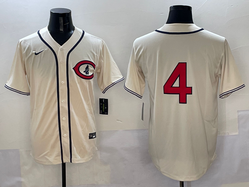 Men's Chicago Cubs Pete Crow-Armstrong Cream Player Jersey baseball jersey product view 1