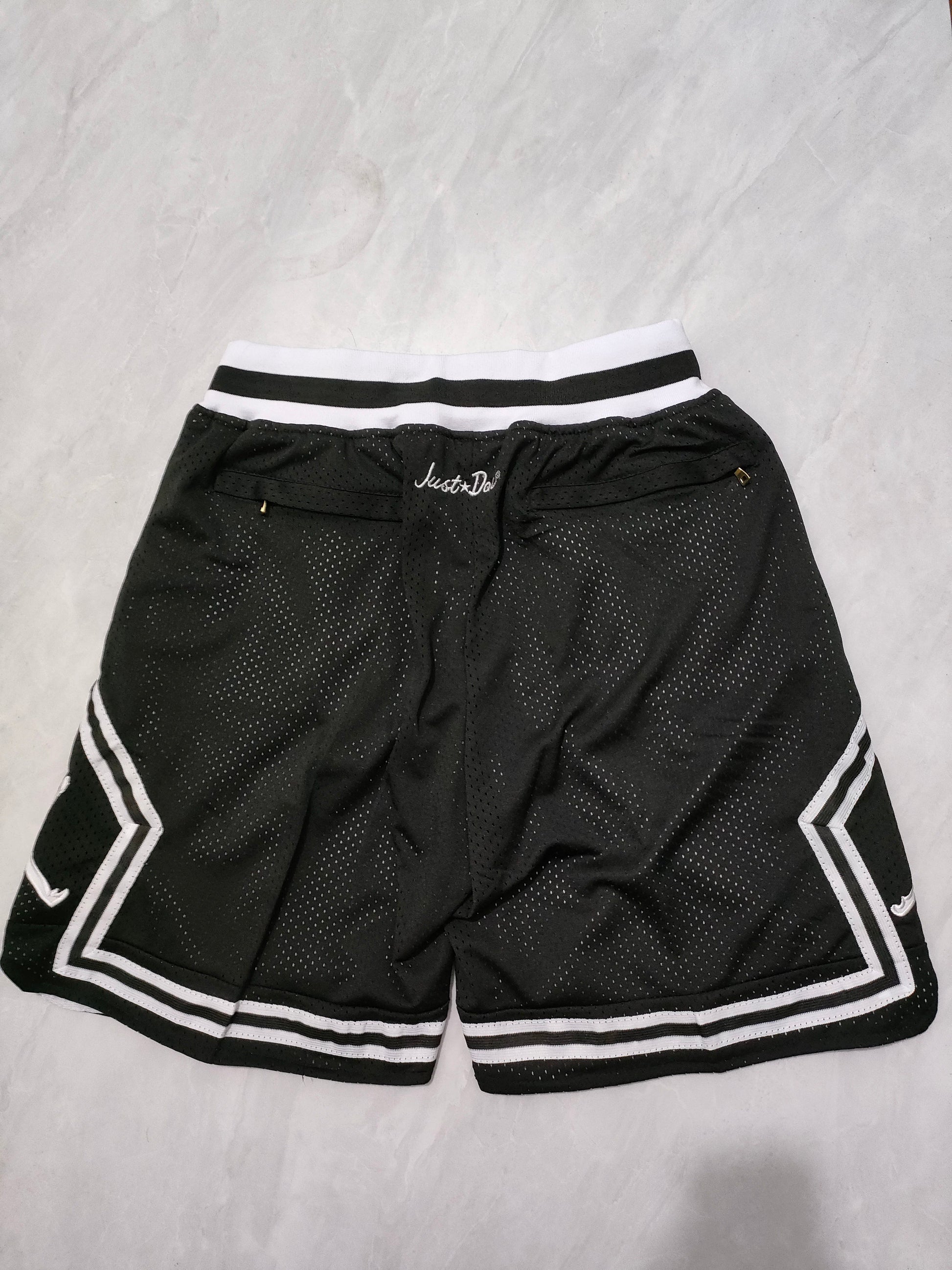 JUST DON Jordan Black Pocket Shorts basketball jersey product view 2