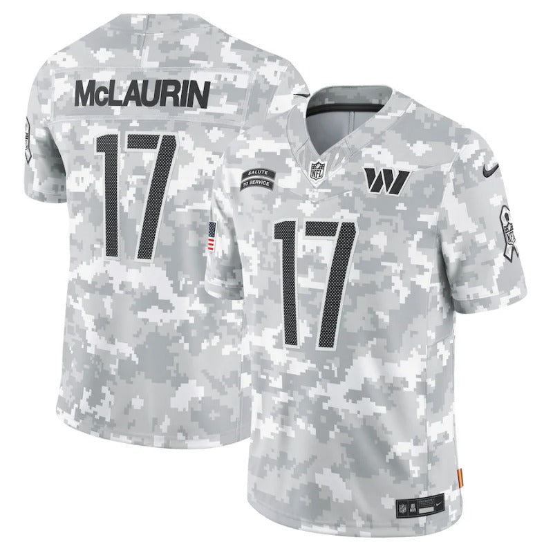 Terry McLaurin Washington Commanders Salute To Service 2024 Jersey football jersey product view 1