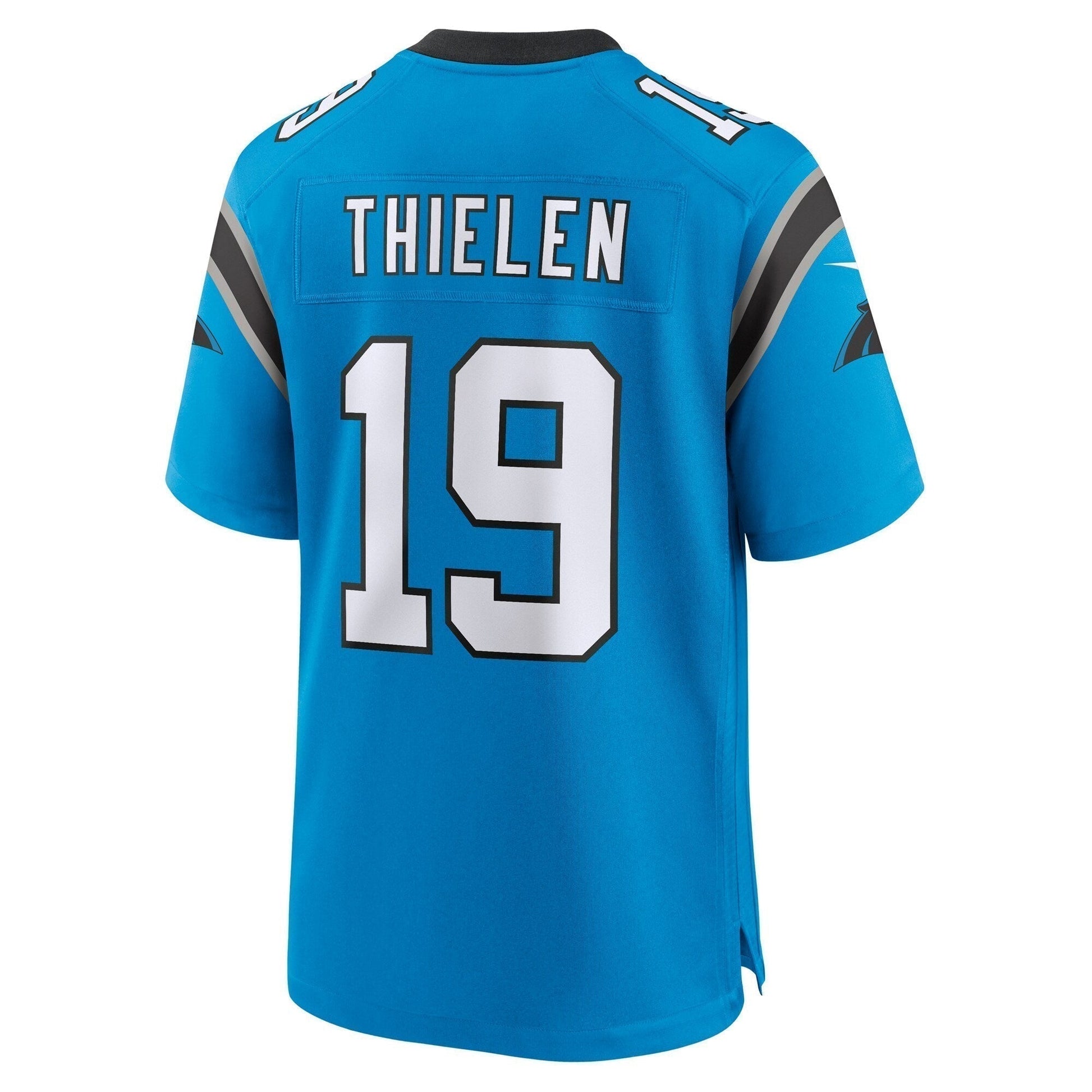 Adam Thielen Carolina Panthers Alternate Game Jersey - Blue football jersey product view 3