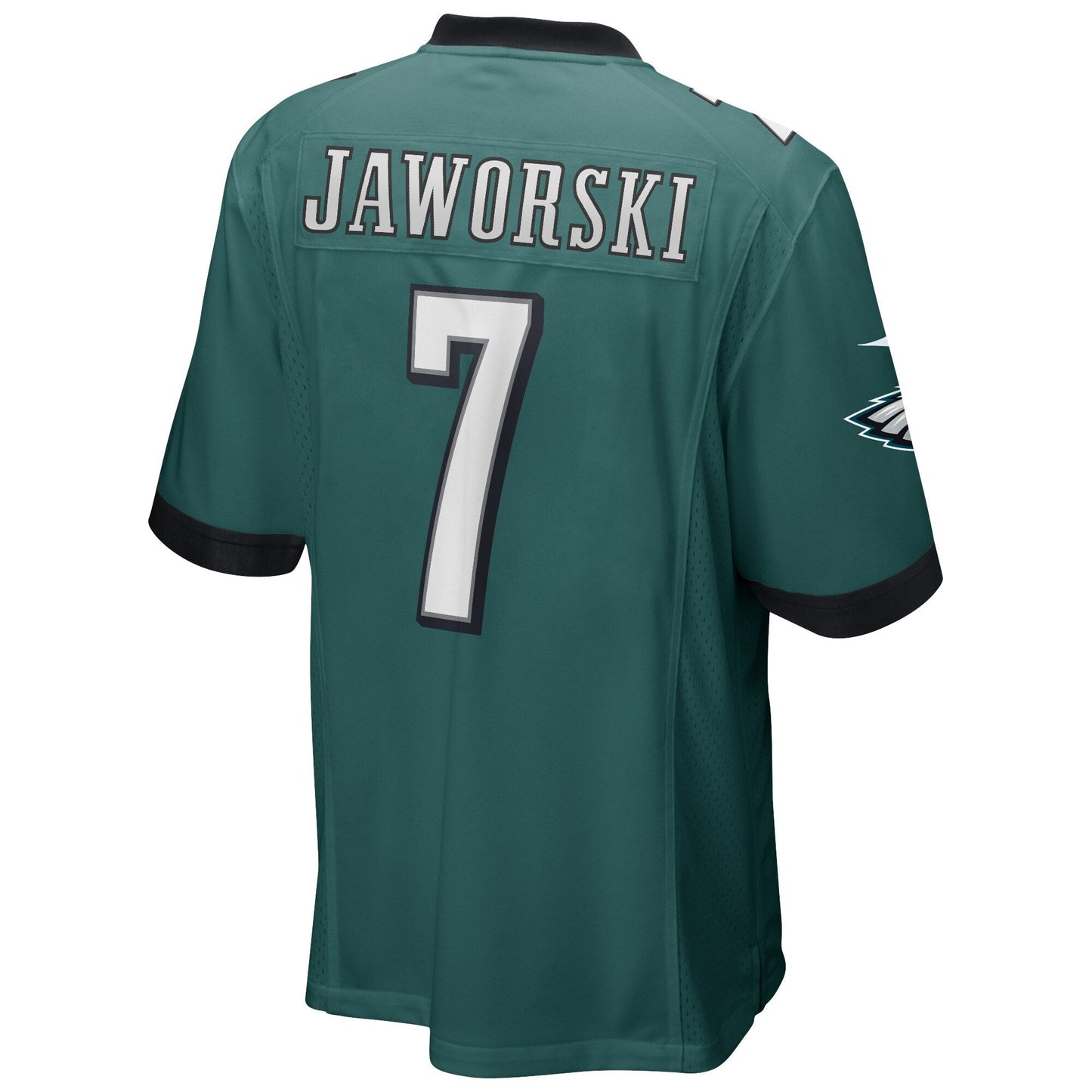 Ron Jaworski Philadelphia Eagles Game Retired Jersey - Midnight Green football jersey product view 3