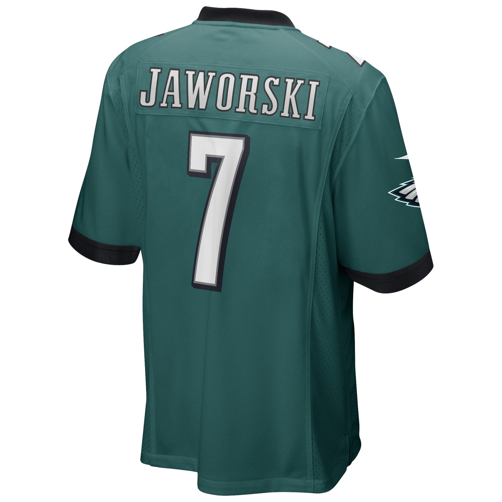 Ron Jaworski Philadelphia Eagles Game Retired Jersey - Midnight Green football jersey product view 3