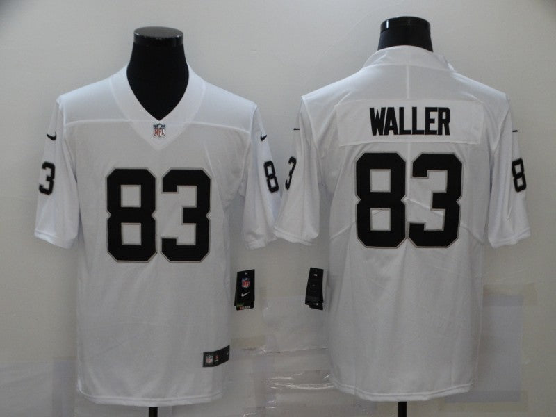 Men's Las Vegas Raiders Darren Waller #83 White Game Jersey1 football jersey product view 1