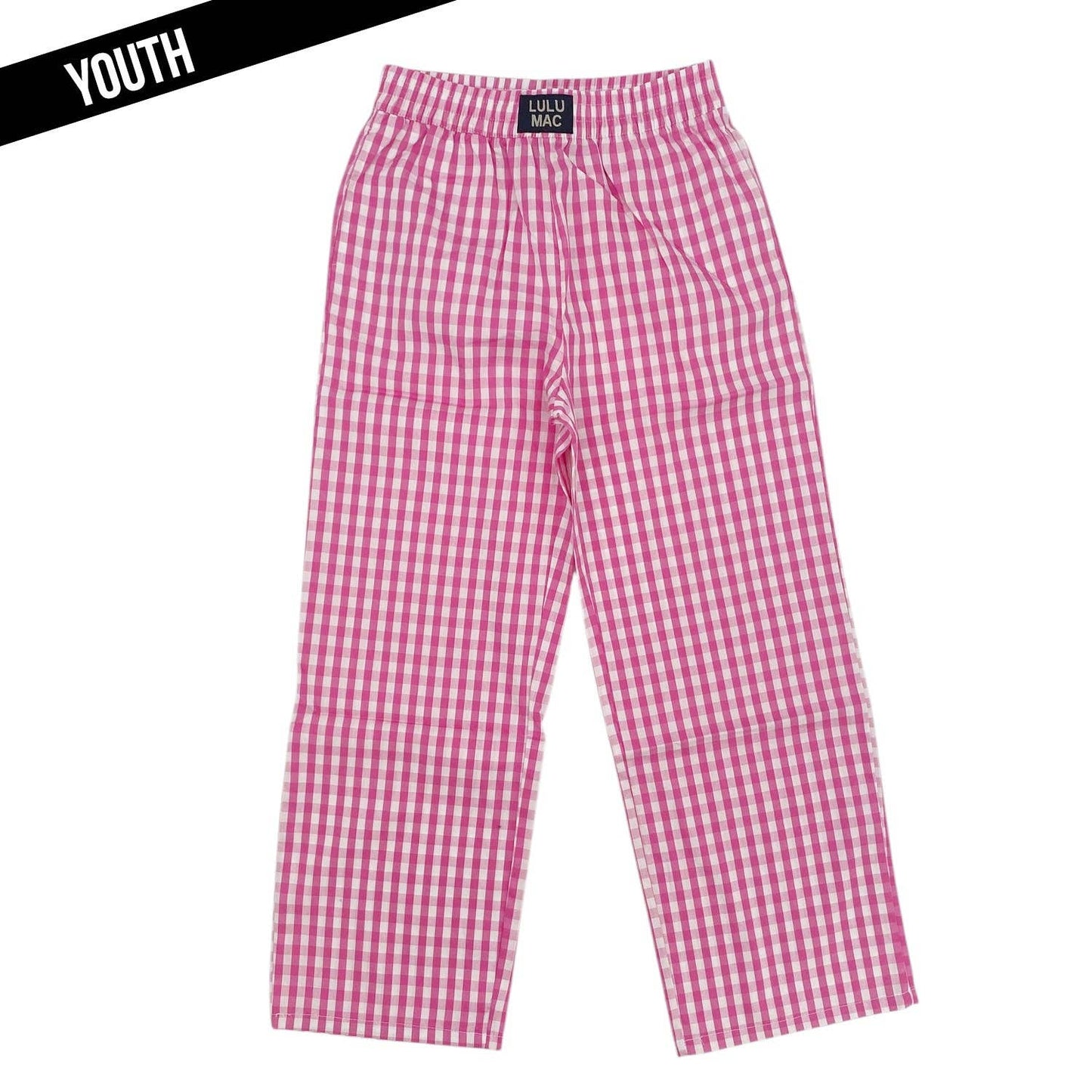 LM-KPA-1002-Pink Gingham-Kids Pants Unisex T-shirt, Sweatshirt, Hoodie, Long Sleeve Tee - T-Shirt, Sweatshirt, Hoodie
