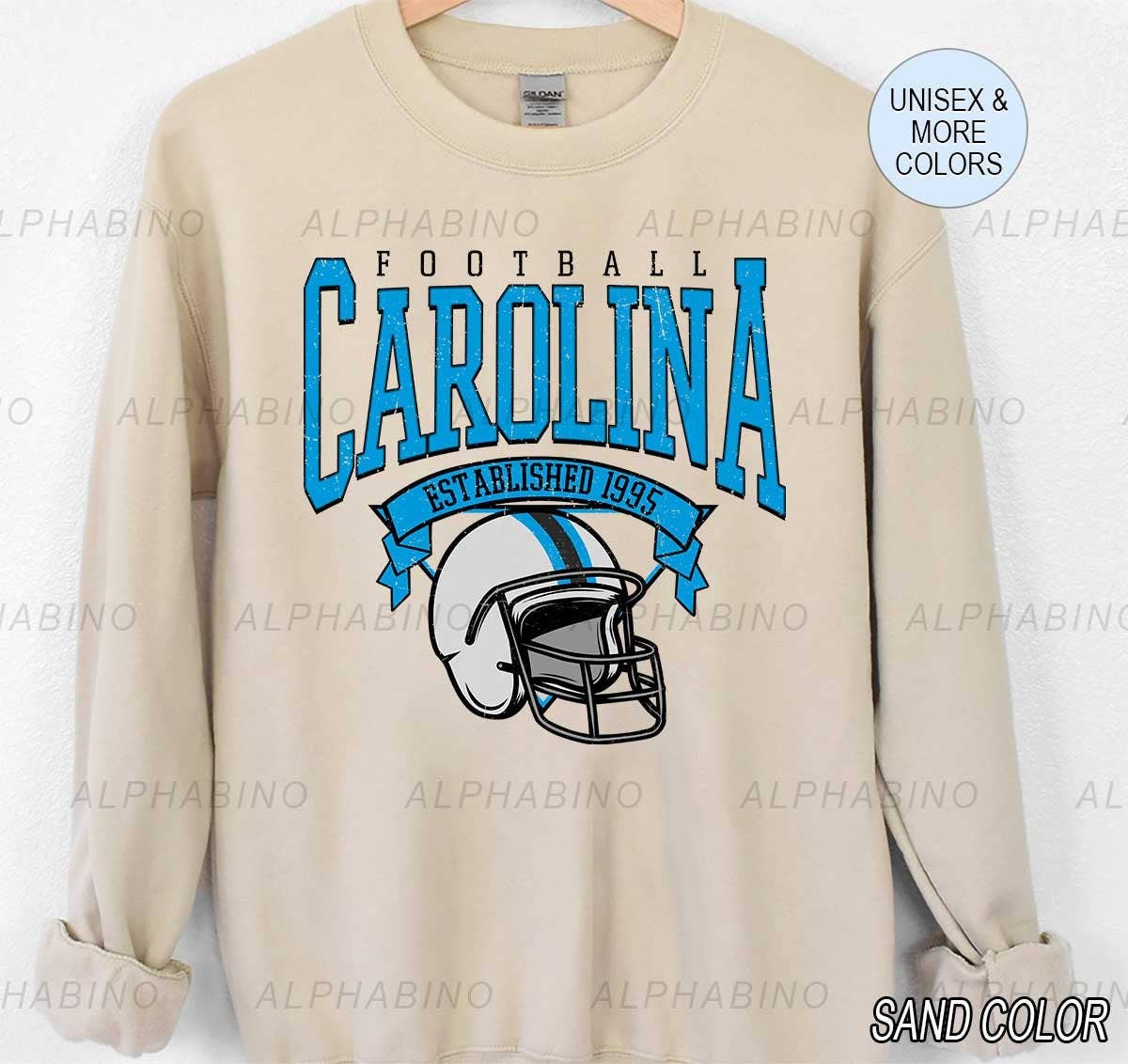 Carolina Panthers Vintage Crewneck Game Day Apparel Unisex T-shirt, Sweatshirt, Hoodie, Long Sleeve Tee - T-Shirt, Sweatshirt, Hoodie