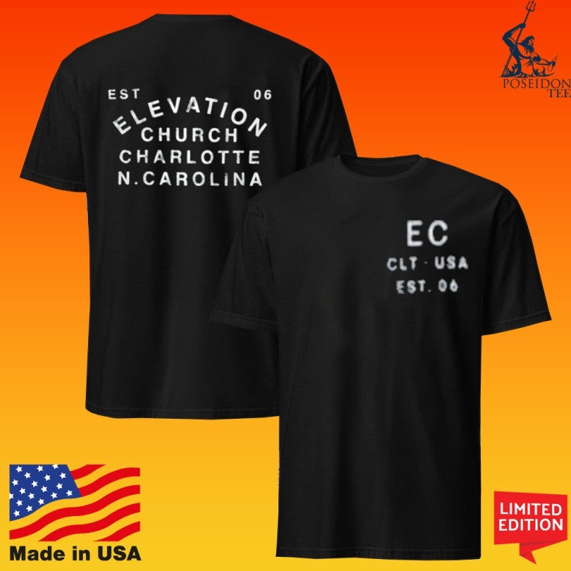 Elevation Church Ec Vintage Black T-shirt Unisex T-shirt, Sweatshirt, Hoodie, Long Sleeve Tee - T-Shirt, Sweatshirt, Hoodie