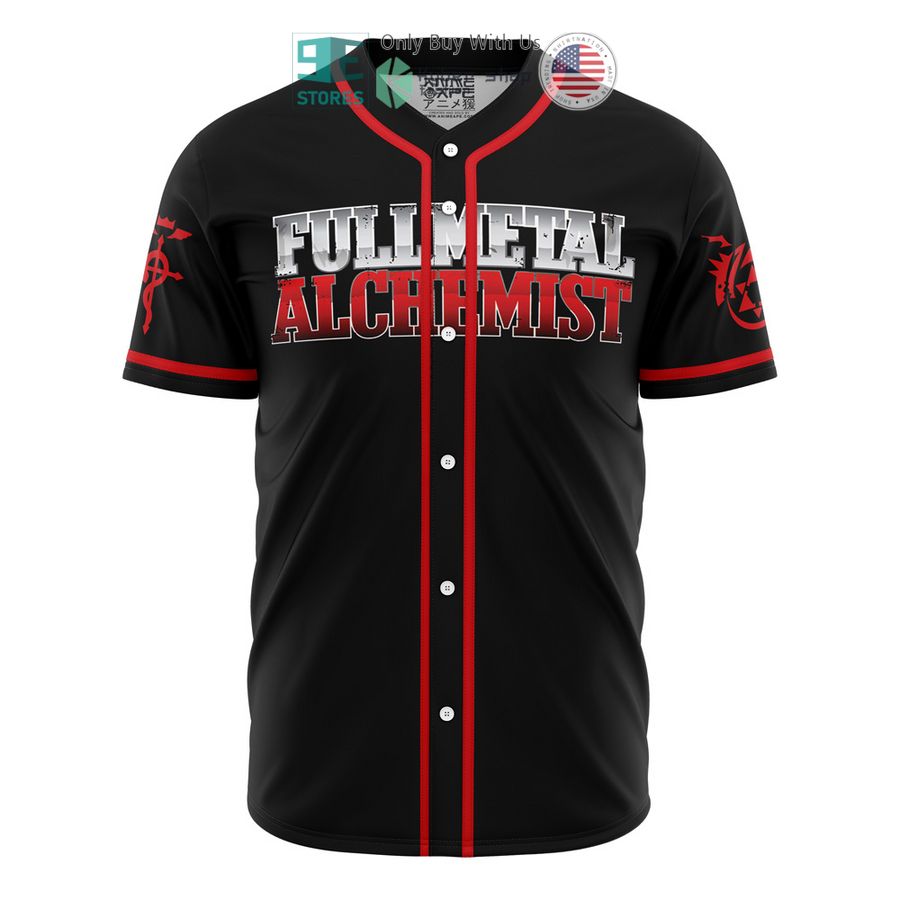 BEST Elric Full Metal Alchemist Baseball Jersey Unisex T-shirt, Sweatshirt, Hoodie, Long Sleeve Tee - T-Shirt, Sweatshirt, Hoodie