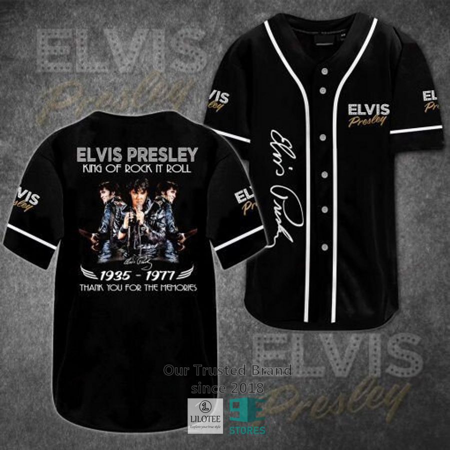 Elvis Presley 1935 1977 Baseball Jersey Unisex T-shirt, Sweatshirt, Hoodie, Long Sleeve Tee - T-Shirt, Sweatshirt, Hoodie