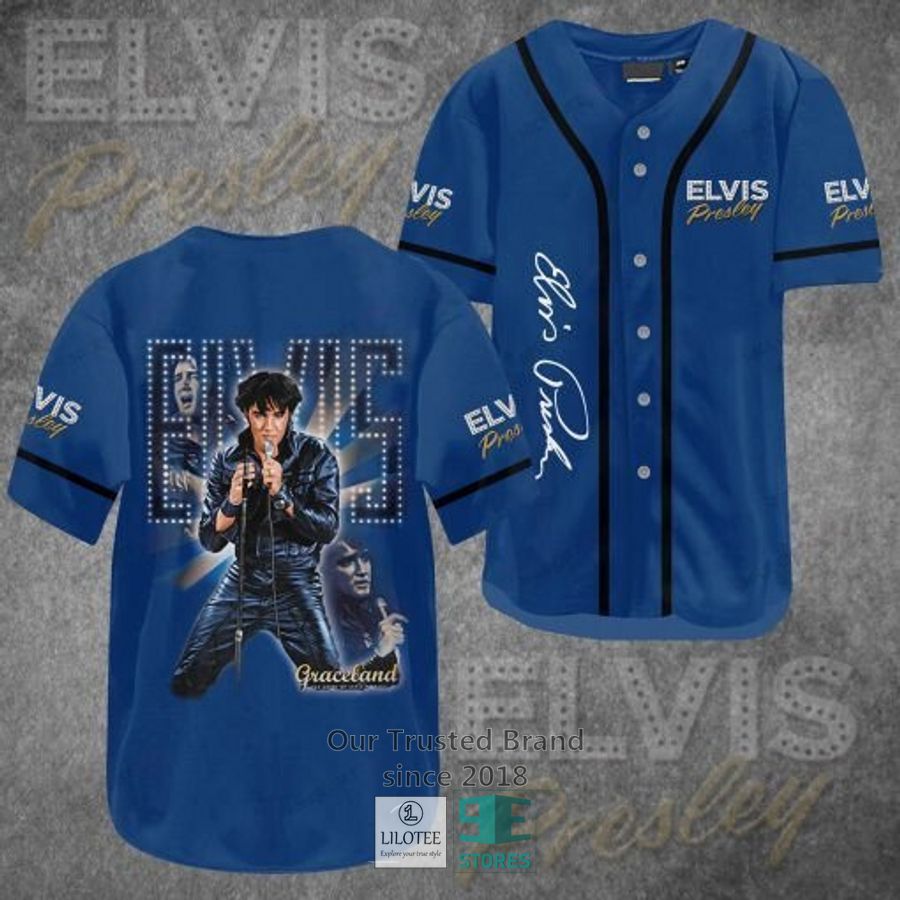 Elvis Presley Graceland Baseball Jersey Unisex T-shirt, Sweatshirt, Hoodie, Long Sleeve Tee - T-Shirt, Sweatshirt, Hoodie