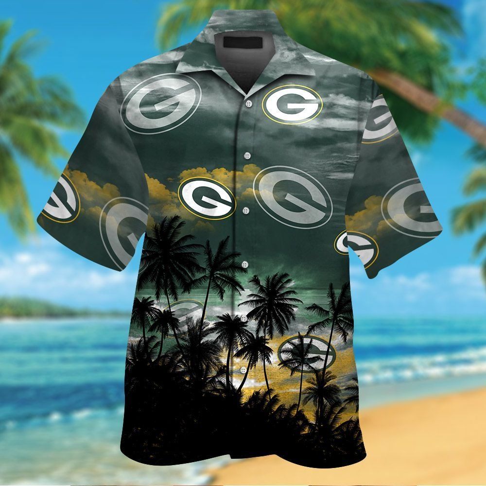 Exclusive Hawaiian Green Bay Packers Shirt Design Unisex T-shirt, Sweatshirt, Hoodie, Long Sleeve Tee - T-Shirt, Sweatshirt, Hoodie