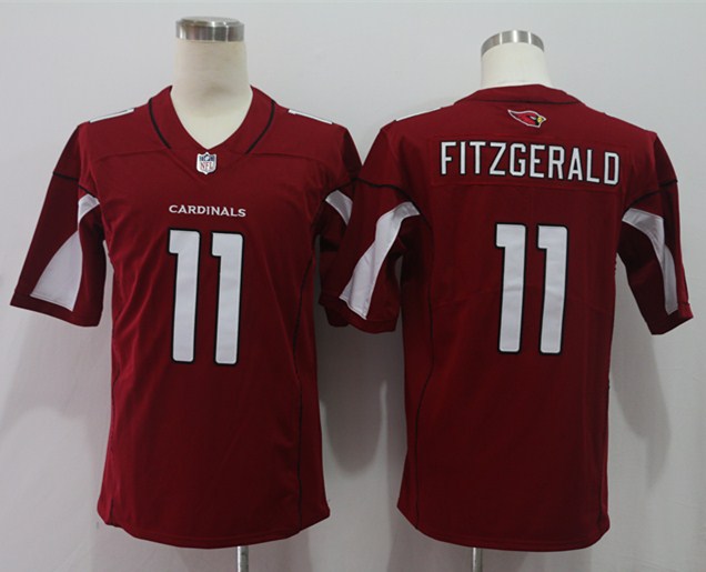 Men's Arizona Cardinals Larry Fitzgerald Red Game Jersey football jersey product view 1