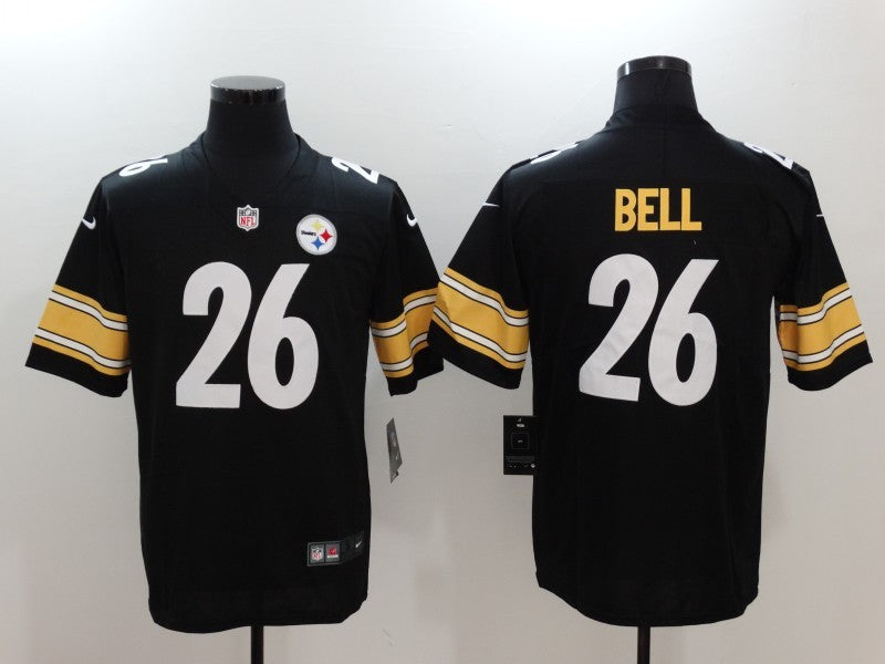 Men's Pittsburgh Steelers LeVeon Bell Black Game Jersey football jersey product view 1