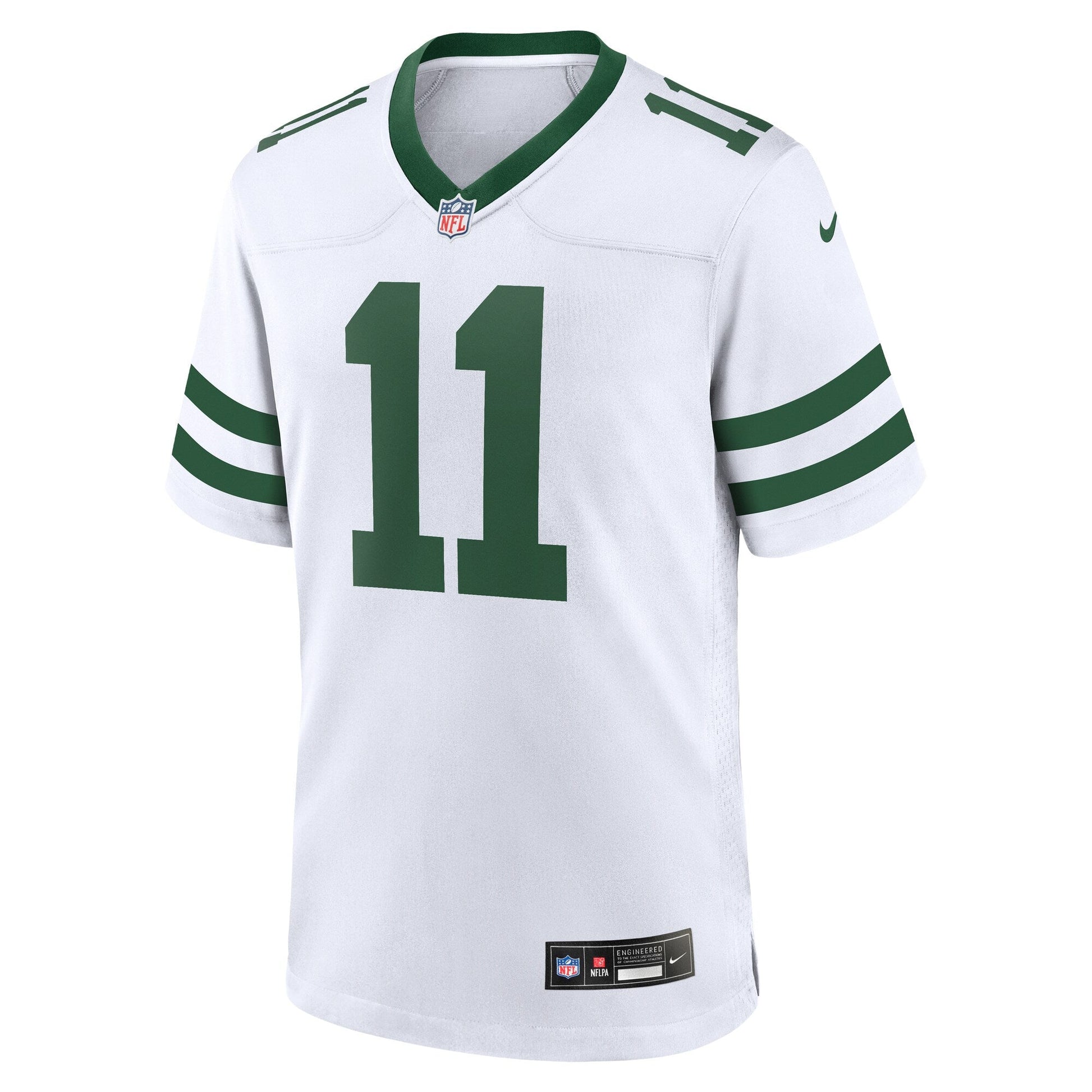 Jermaine Johnson II New York Jets Game Jersey - Legacy White football jersey product view 2
