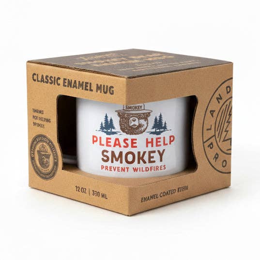 Smokey Bear Enamelware Mug Unisex T-shirt, Sweatshirt, Hoodie, Long Sleeve Tee - T-Shirt, Sweatshirt, Hoodie