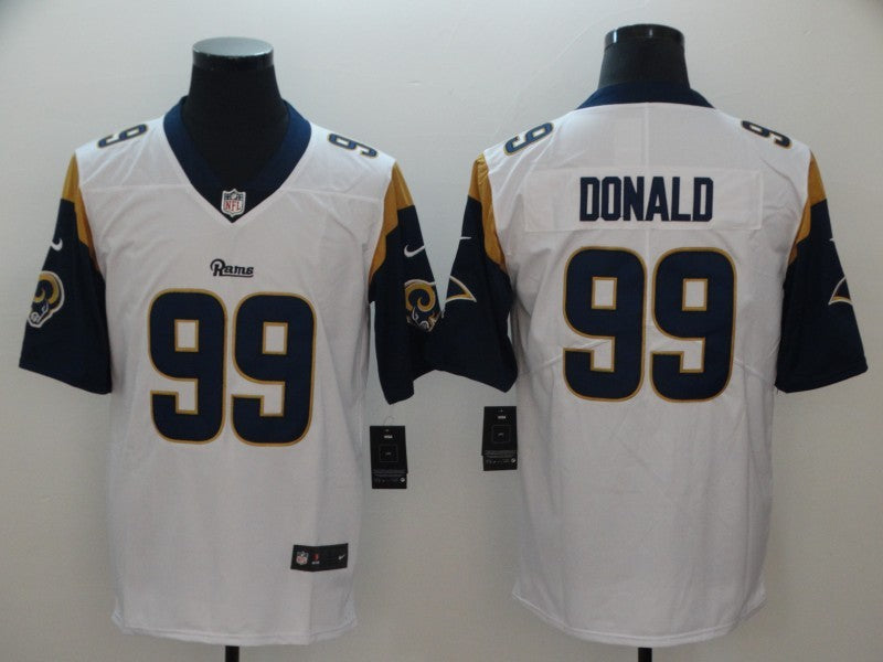 Men's Los Angeles Rams Aaron Donald White Game Jersey football jersey product view 1
