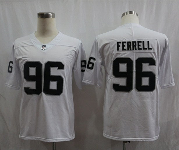Men's Las Vegas Raiders Clelin Ferrell White Game Player Jersey football jersey product view 1
