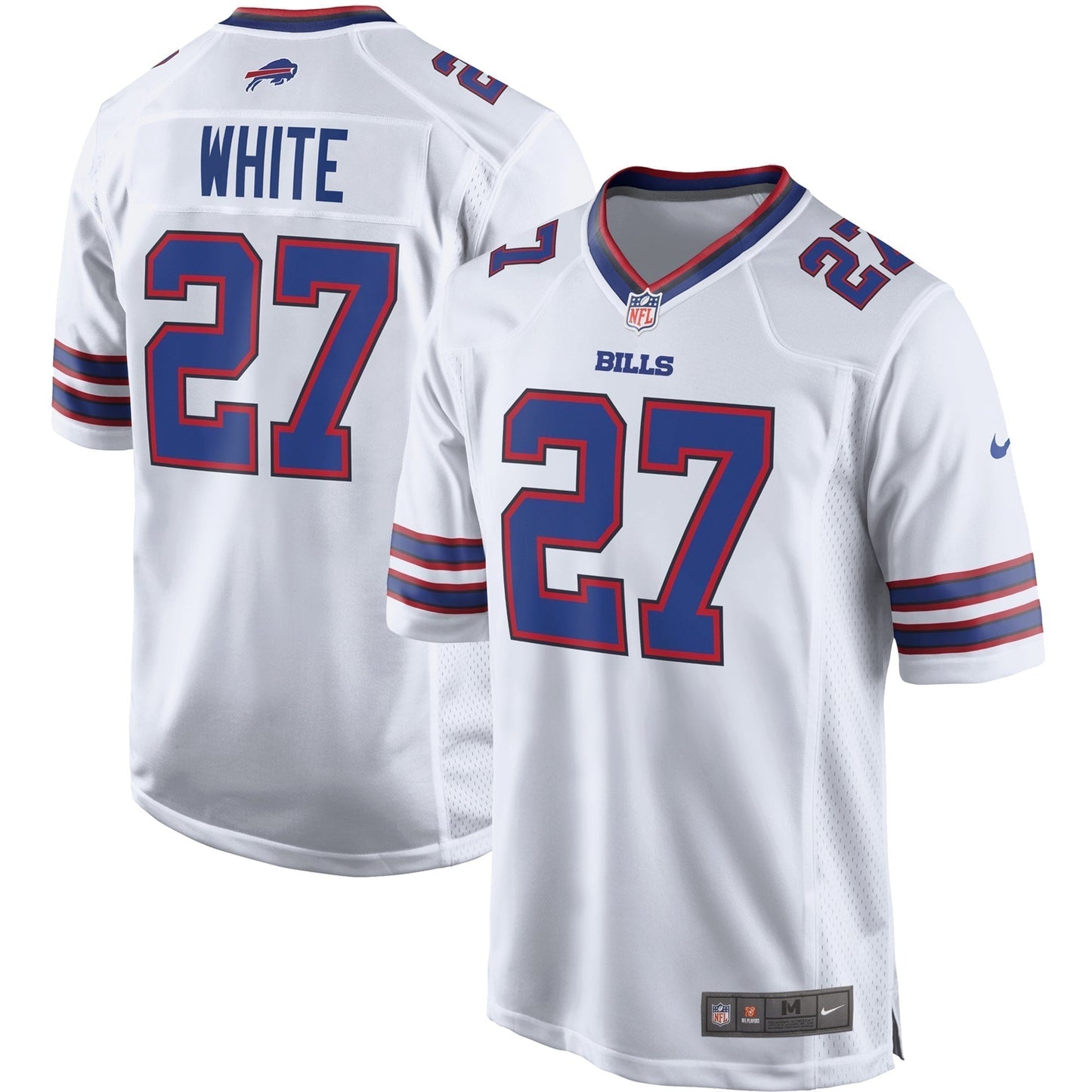 Tre'Davious White Buffalo Bills Game Jersey - White football jersey product view 1