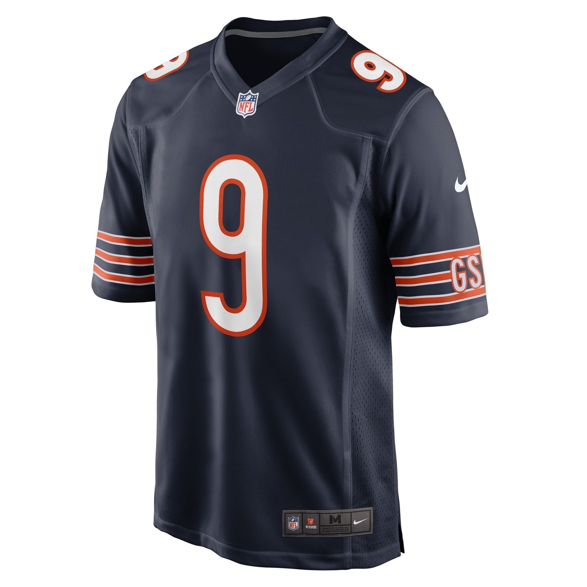 Jaquan Brisker Chicago Bears Game Jersey - Navy football jersey product view 2