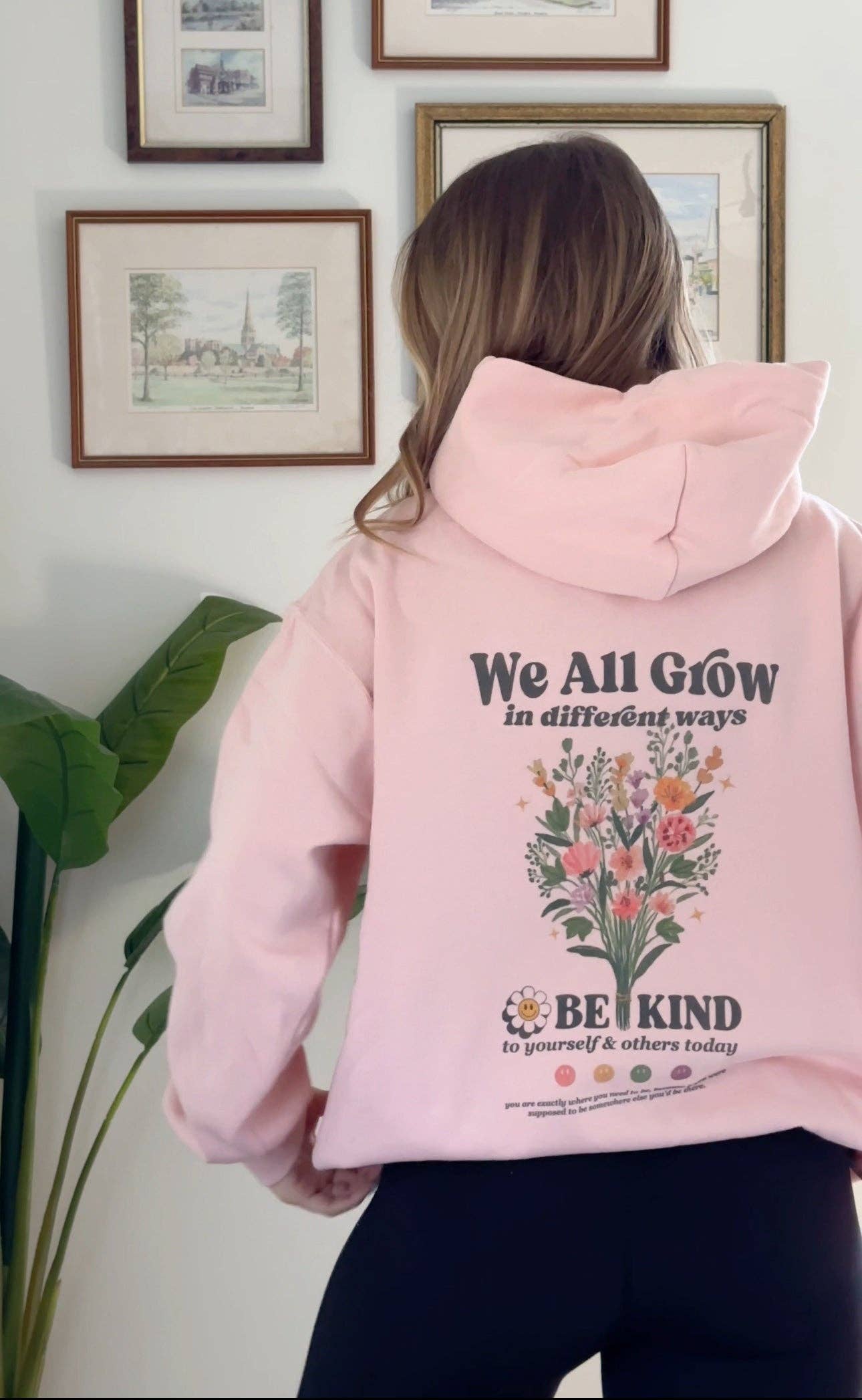 We All Grow in Different Ways Blush Hoodie Unisex T-shirt, Sweatshirt, Hoodie, Long Sleeve Tee - T-Shirt, Sweatshirt, Hoodie