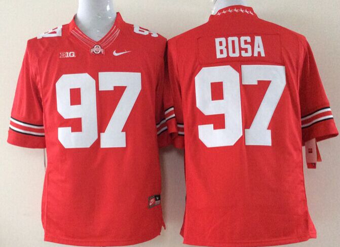 Men's Ohio State Buckeyes Joey Bosa #97 Scarlet Player Game Jersey sports jersey product view 1