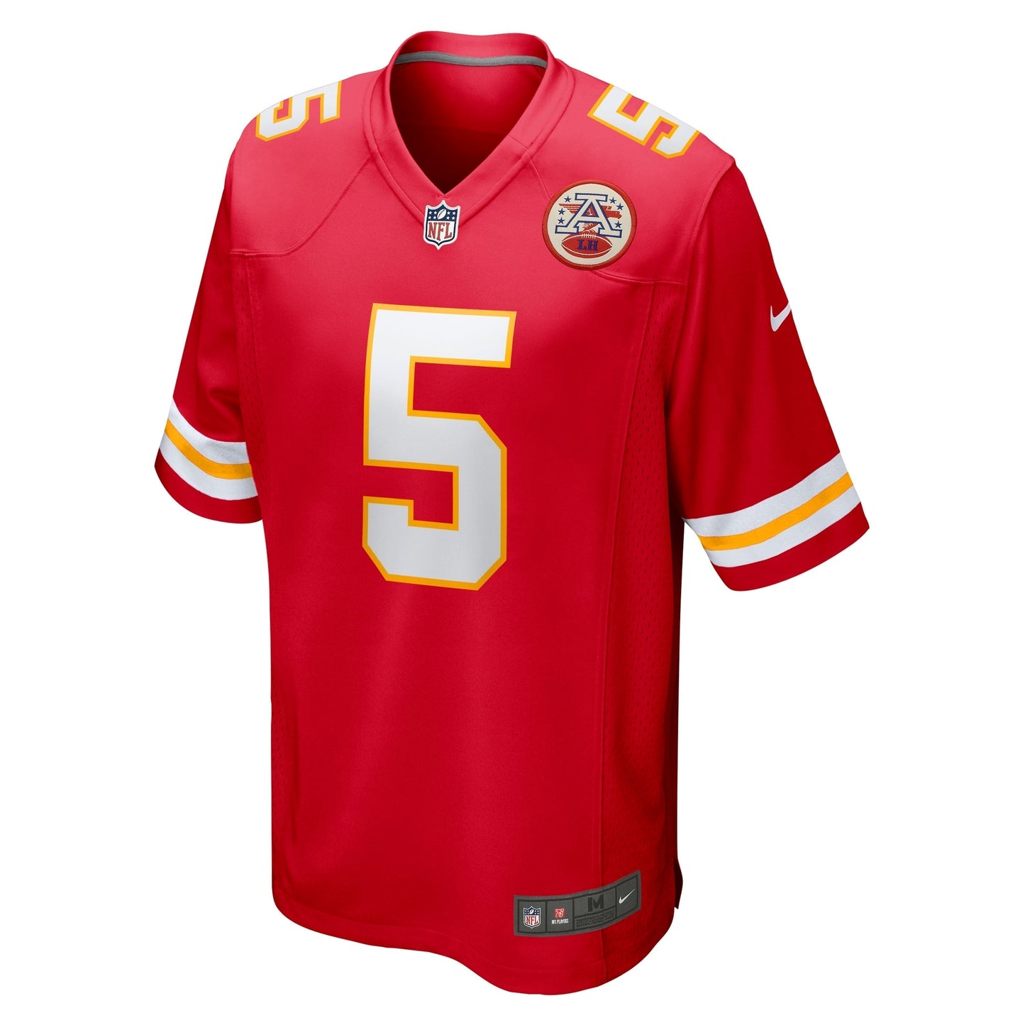 Tommy Townsend Kansas City Chiefs Game Jersey - Red football jersey product view 2