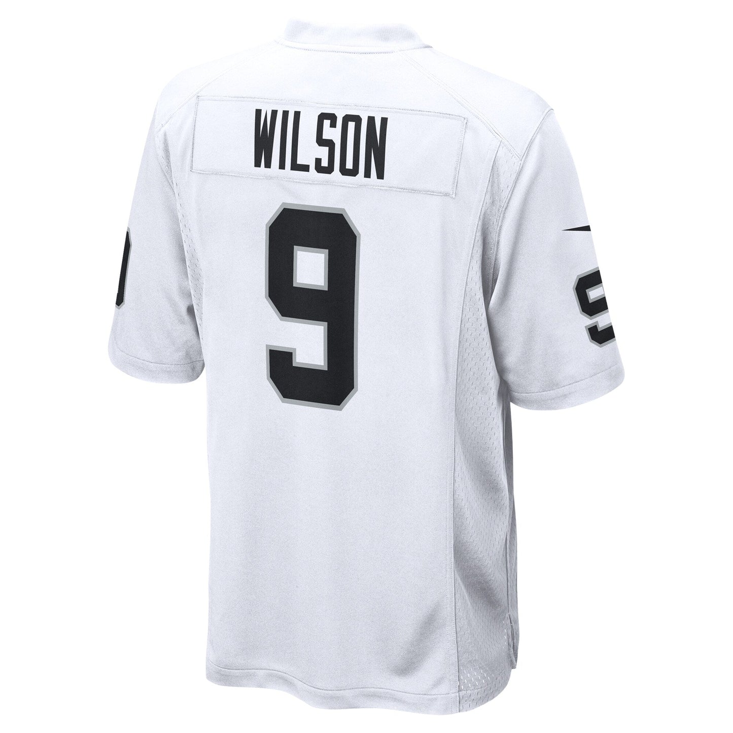 Tyree Wilson Las Vegas Raiders Game Jersey - White football jersey product view 3