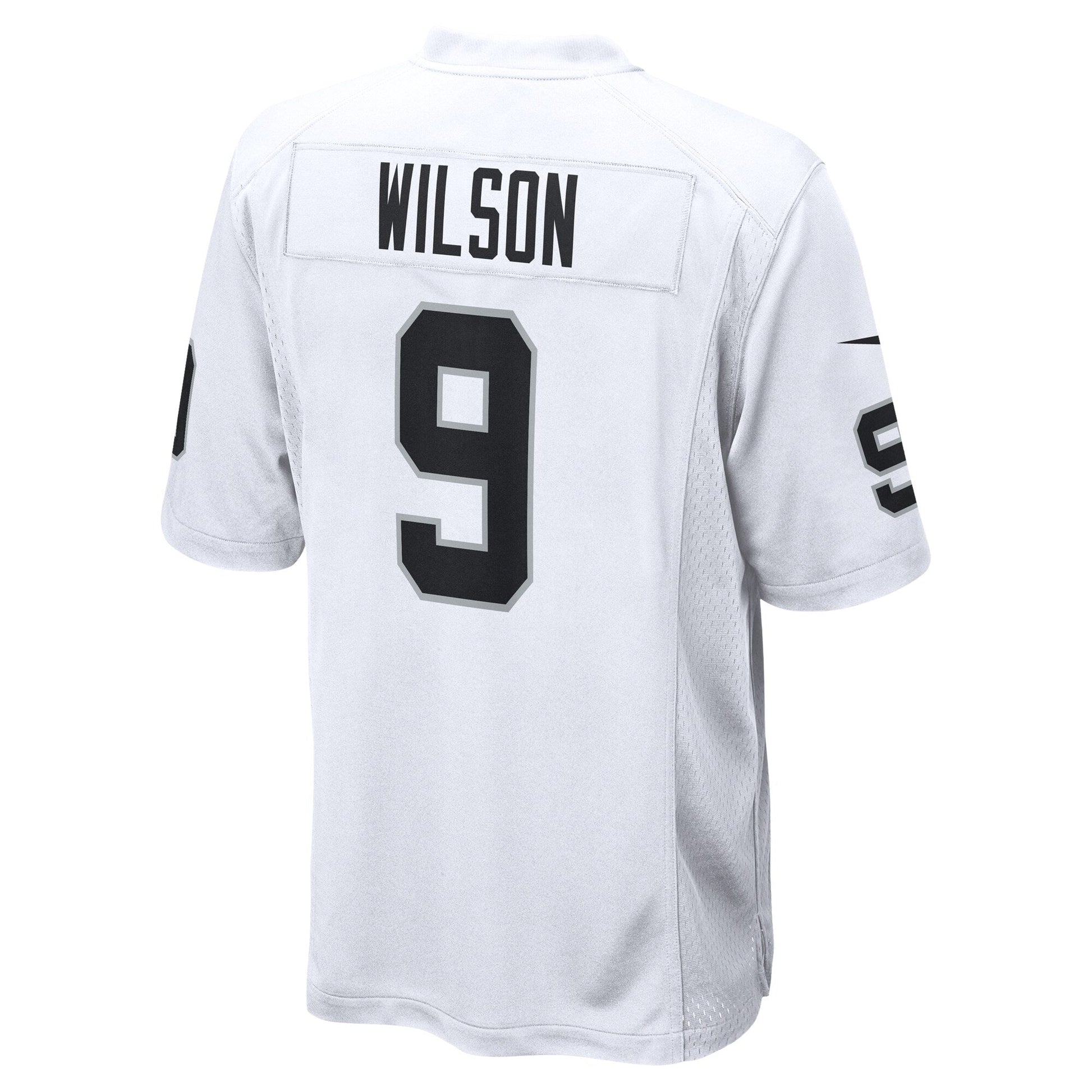 Tyree Wilson Las Vegas Raiders Game Jersey - White football jersey product view 3
