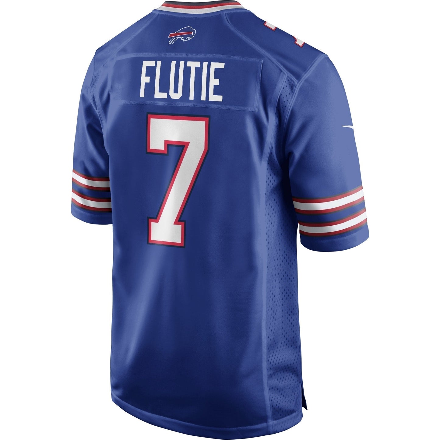 Doug Flutie Buffalo Bills Game Retired Jersey - Royal football jersey product view 3