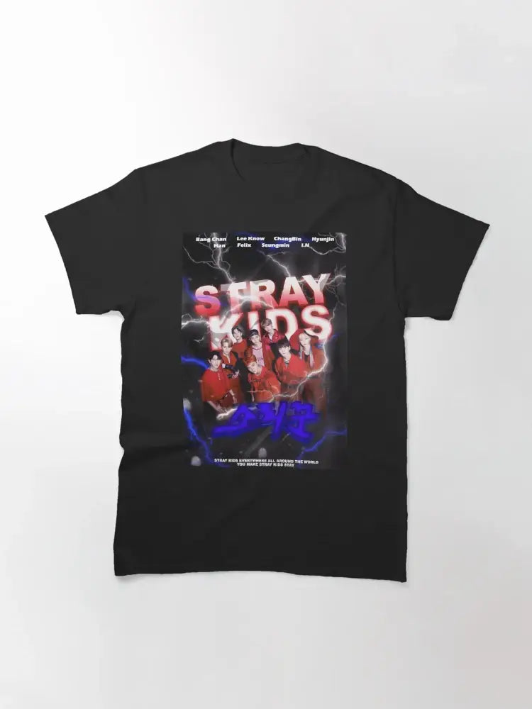 Stray Kids Red Thunder Group T-Shirt Unisex T-shirt, Sweatshirt, Hoodie, Long Sleeve Tee - T-Shirt, Sweatshirt, Hoodie