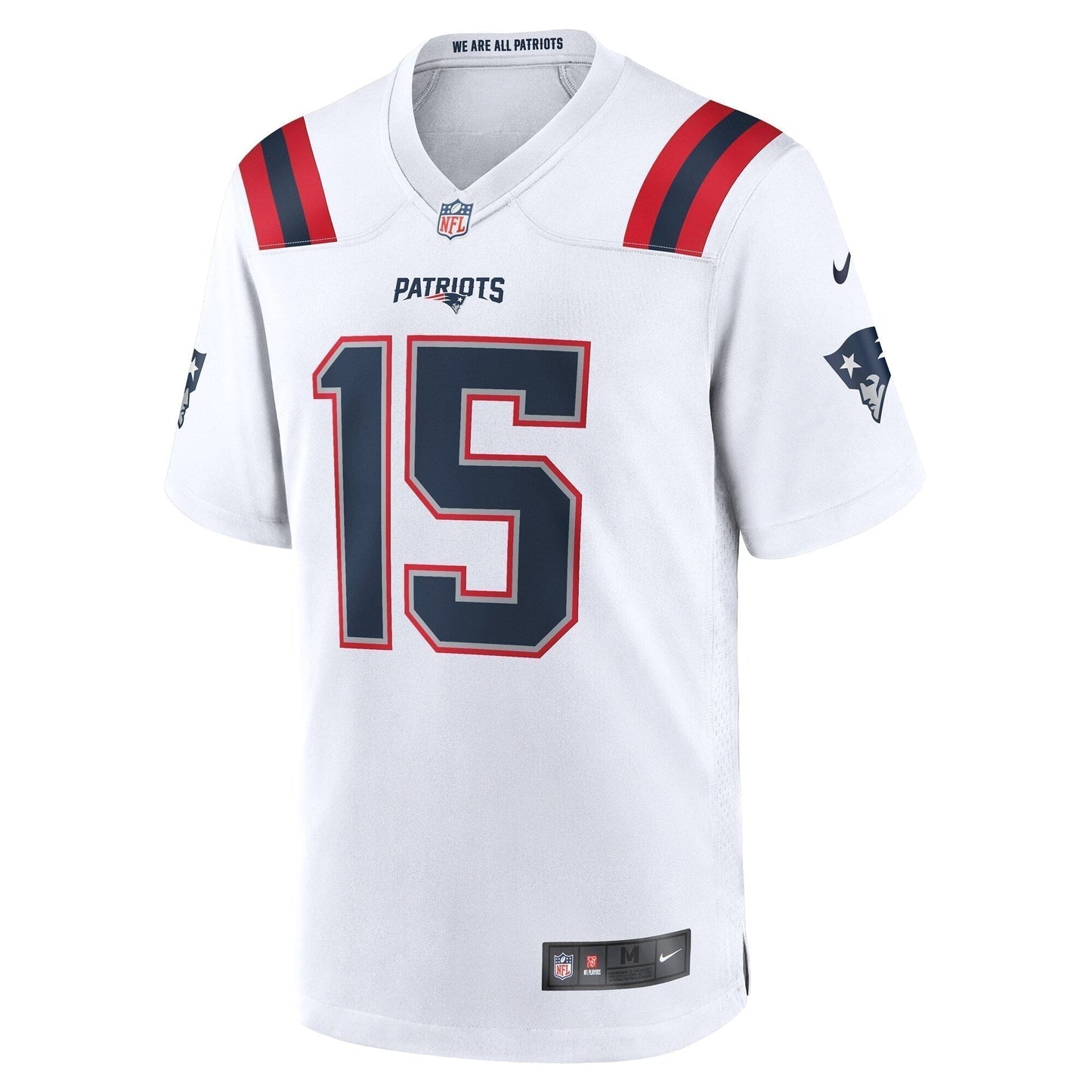 Ezekiel Elliott New England Patriots Game Jersey - White football jersey product view 2