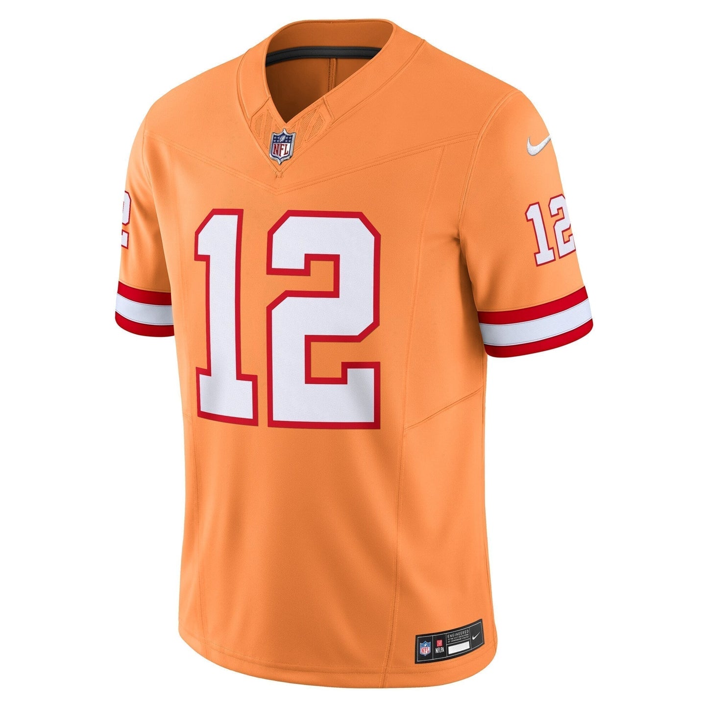 Tom Brady Tampa Bay Buccaneers Vapor F.U.S.E. Limited Jersey - Orange football jersey product view 2
